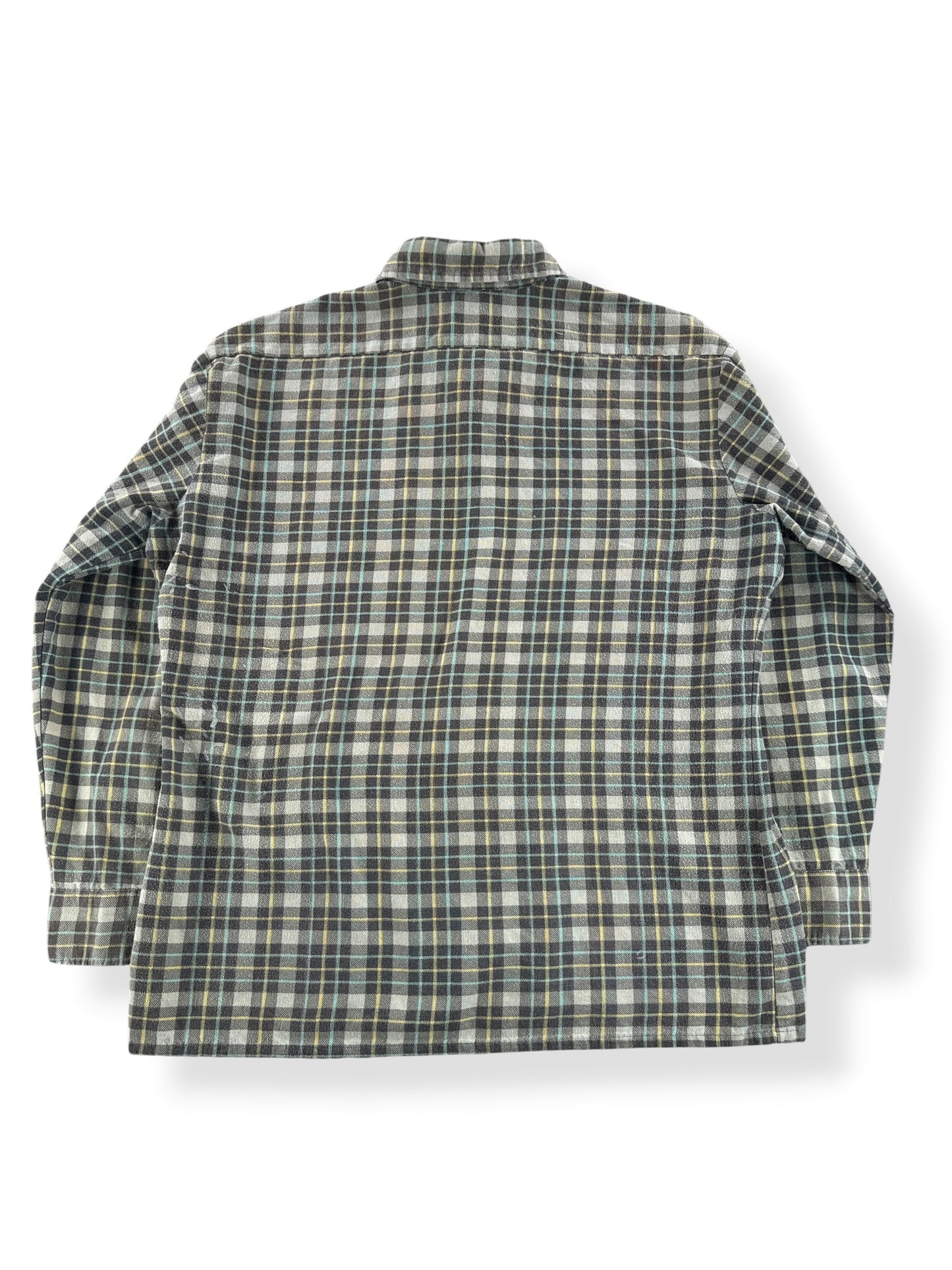 Back of Vintage Kingsport Cotton/Poly Flannel SZ L