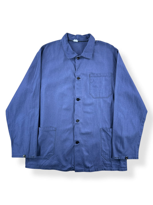 Front of Vintage French Chore Coat SZ L