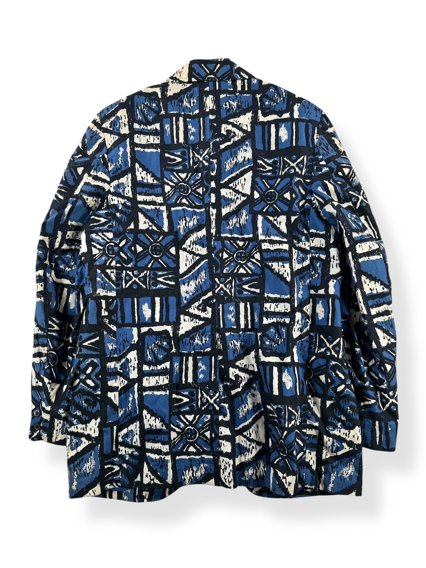 Back of Vintage Blue Sandwich Isles Jacket SZ 40L