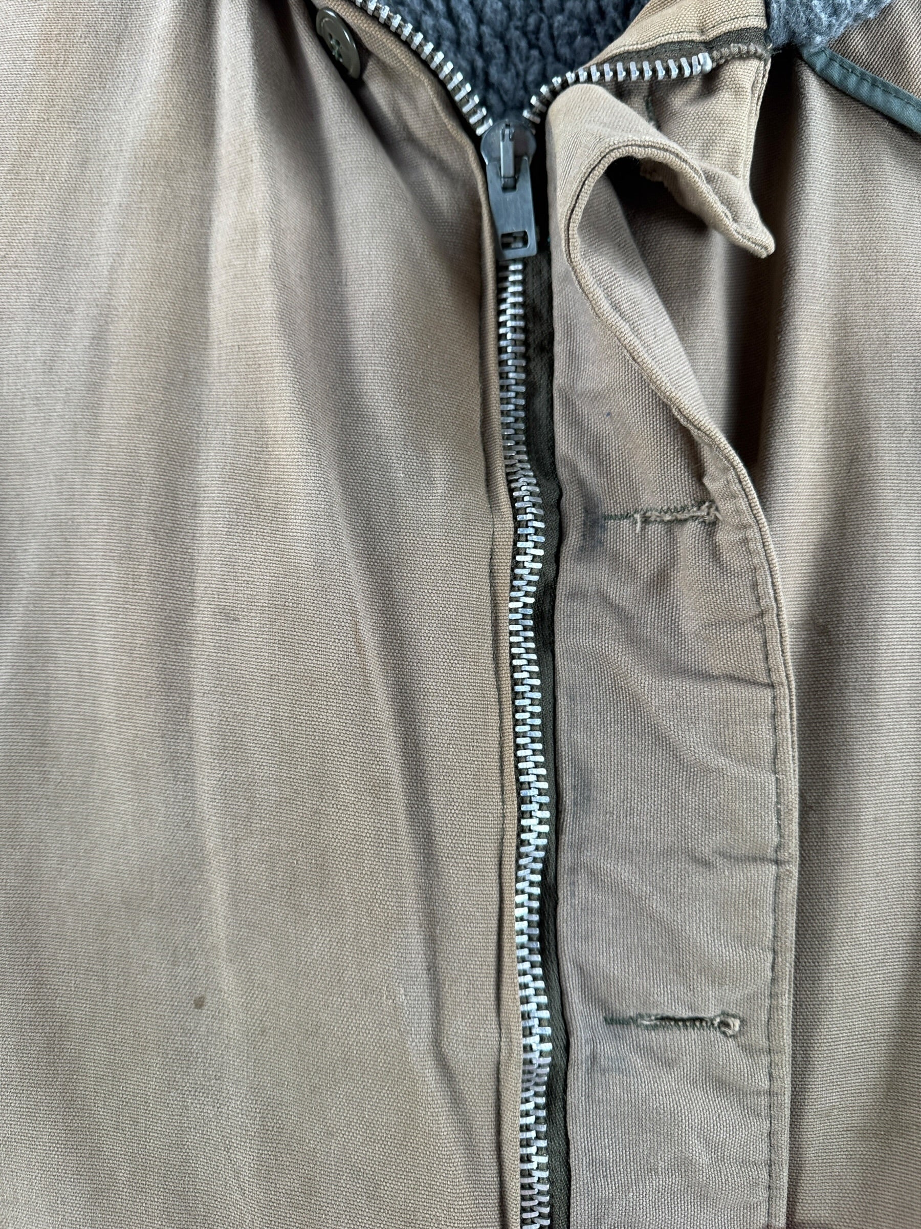 Missing Buttons on Vintage Civilian N-1 Deck Jacket SZ 52 - AS IS