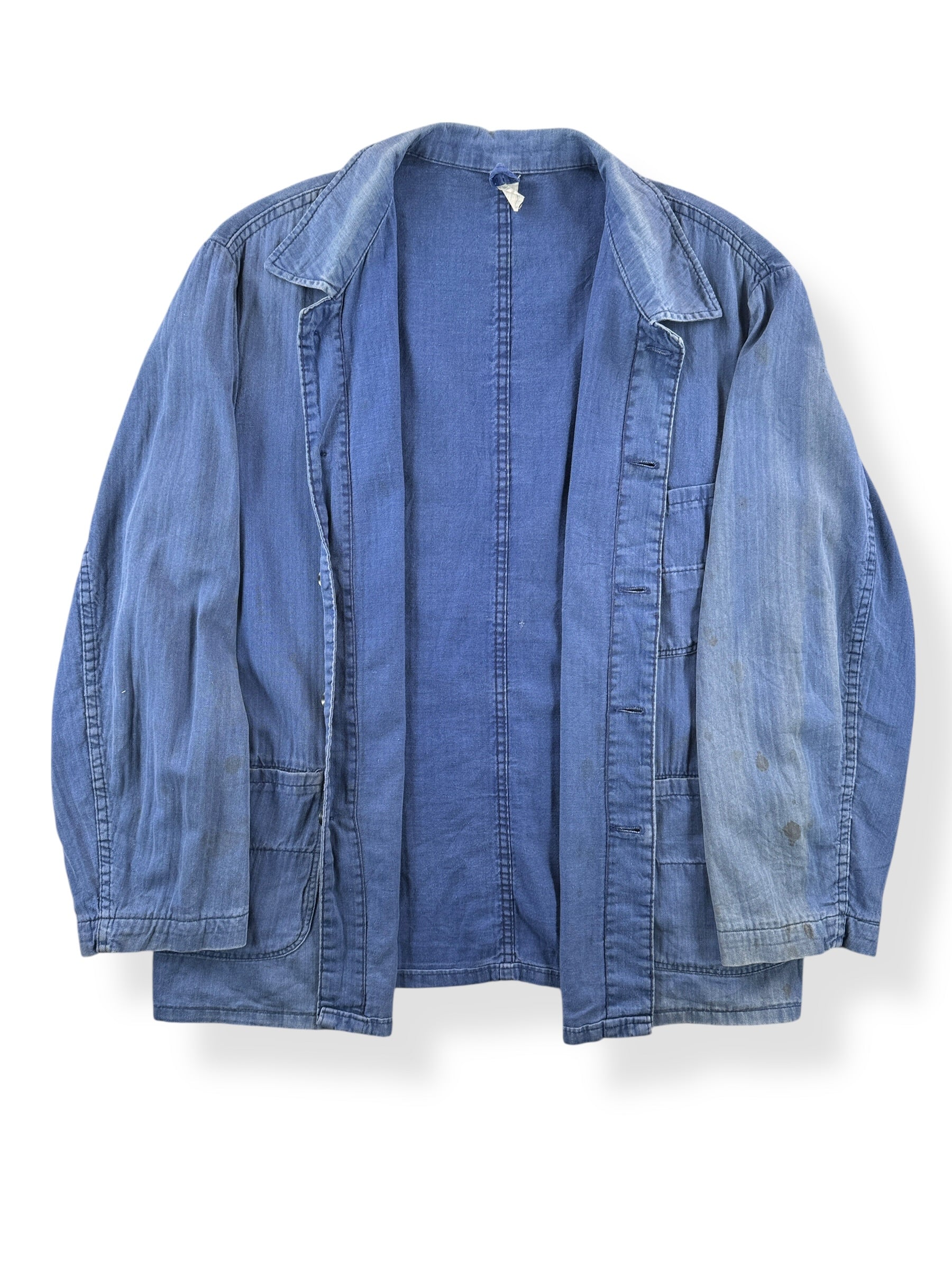 Inside on Vintage Kempel HBT French Chore Coat SZ L