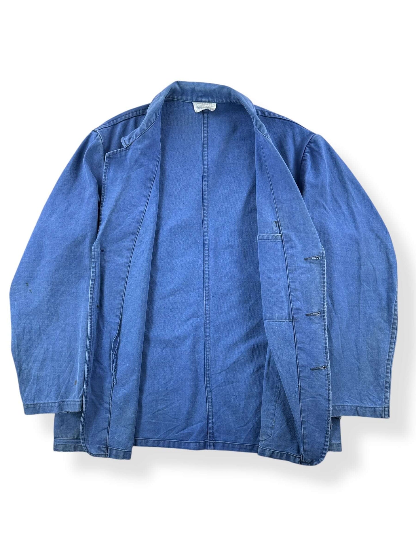 Inside of Vintage French Chore Coat SZ L