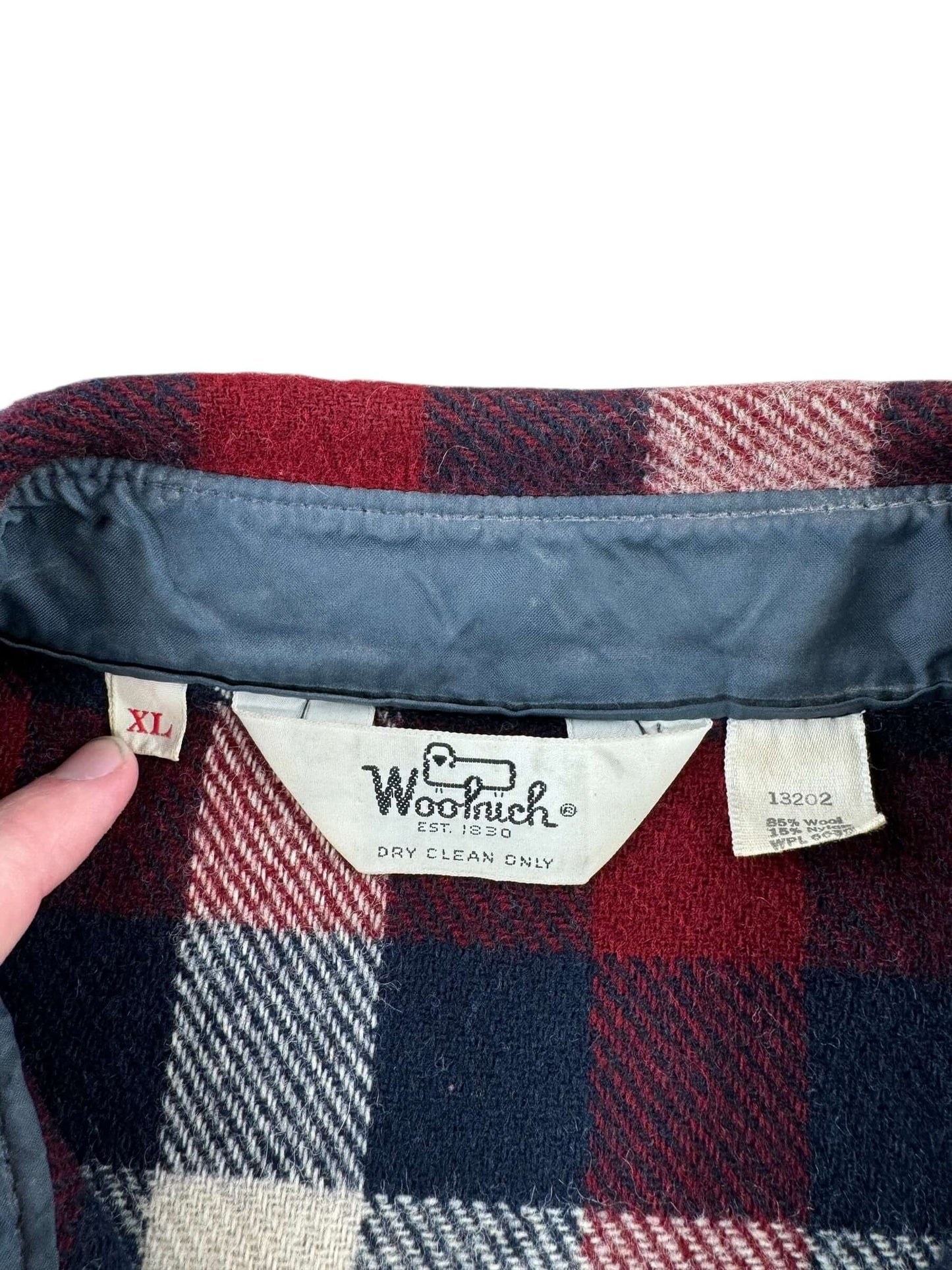 Tag on Vintage Woolrich Wool Blend Jac-Shirt SZ XL