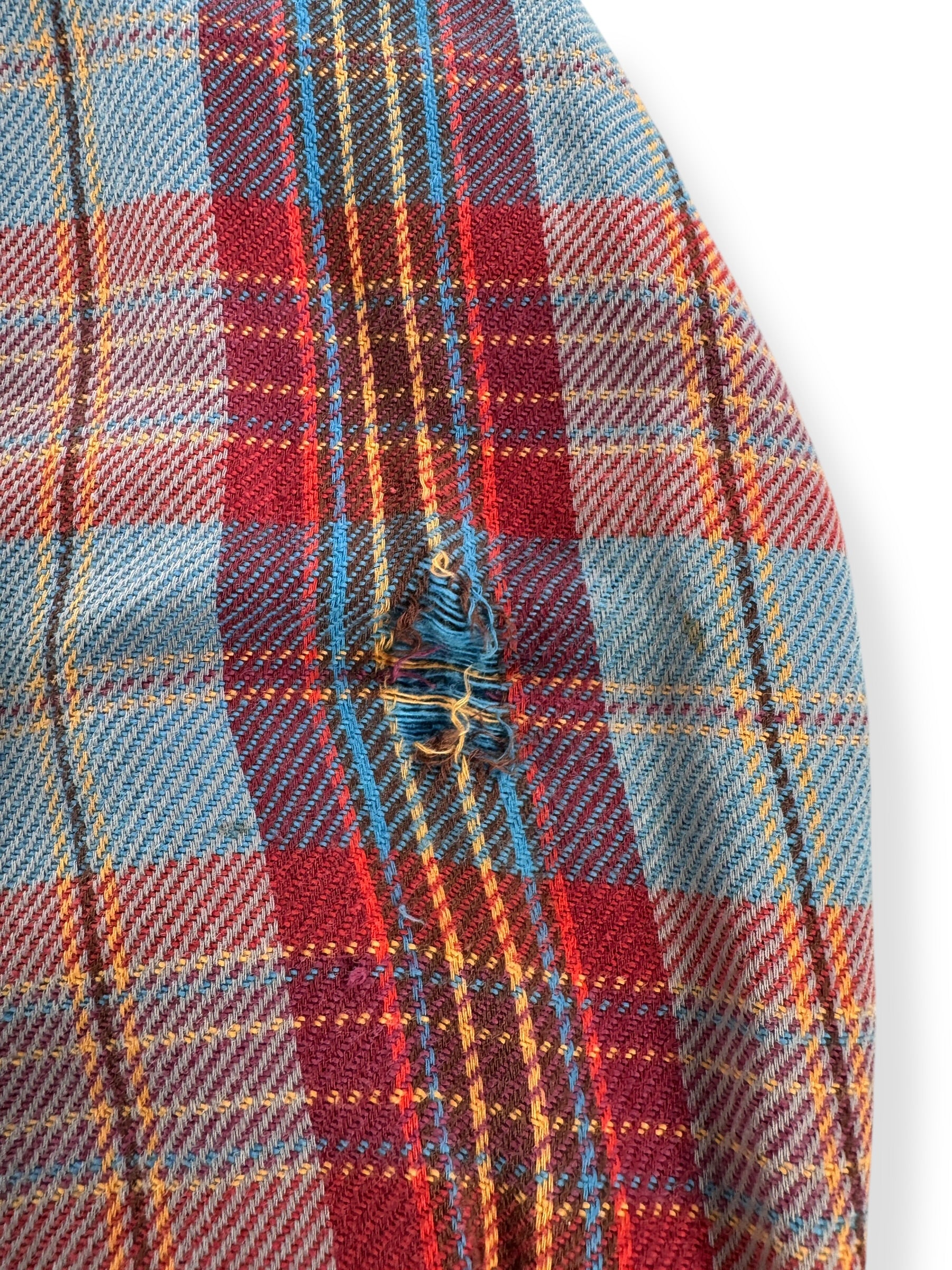 Hole on Vintage Big Mac Cotton Flannel SZ XL Tall