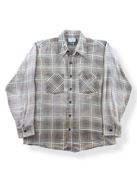 Front of Vintage Wrangler Sheer Flannel SZ L