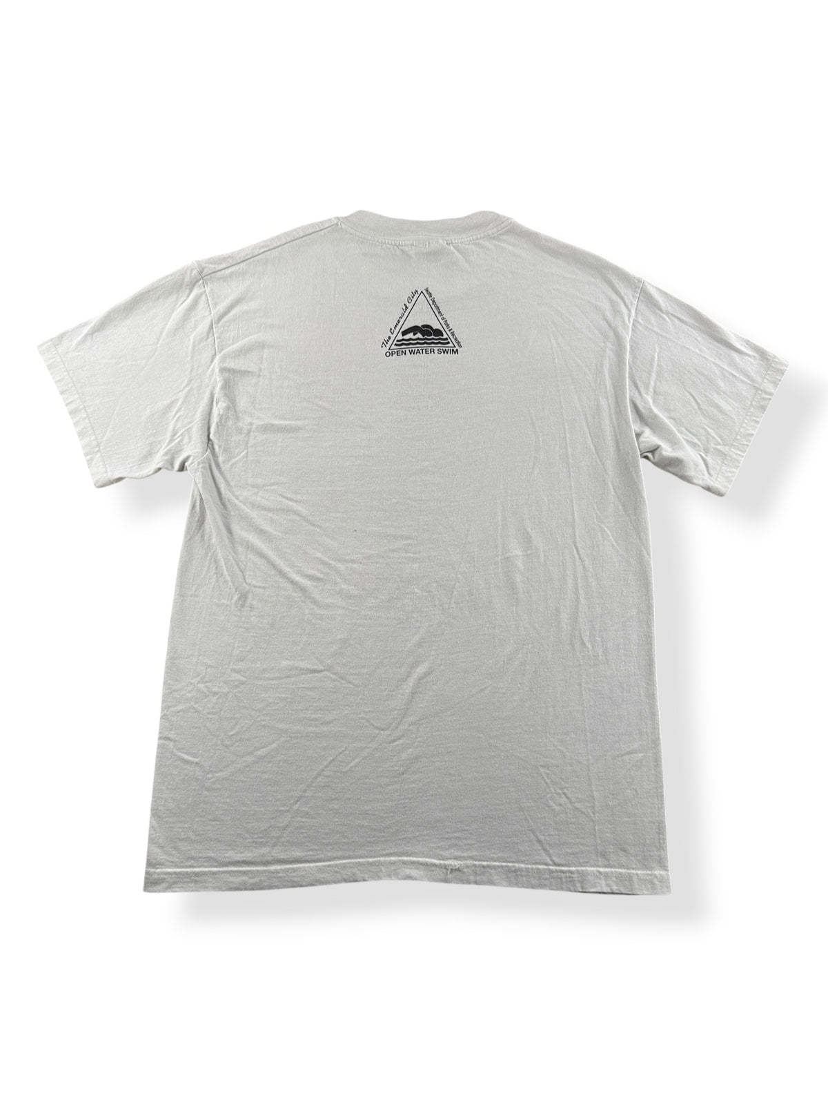 Back of Vintage 90s Swim With The Fish Fish Tee SZ M
