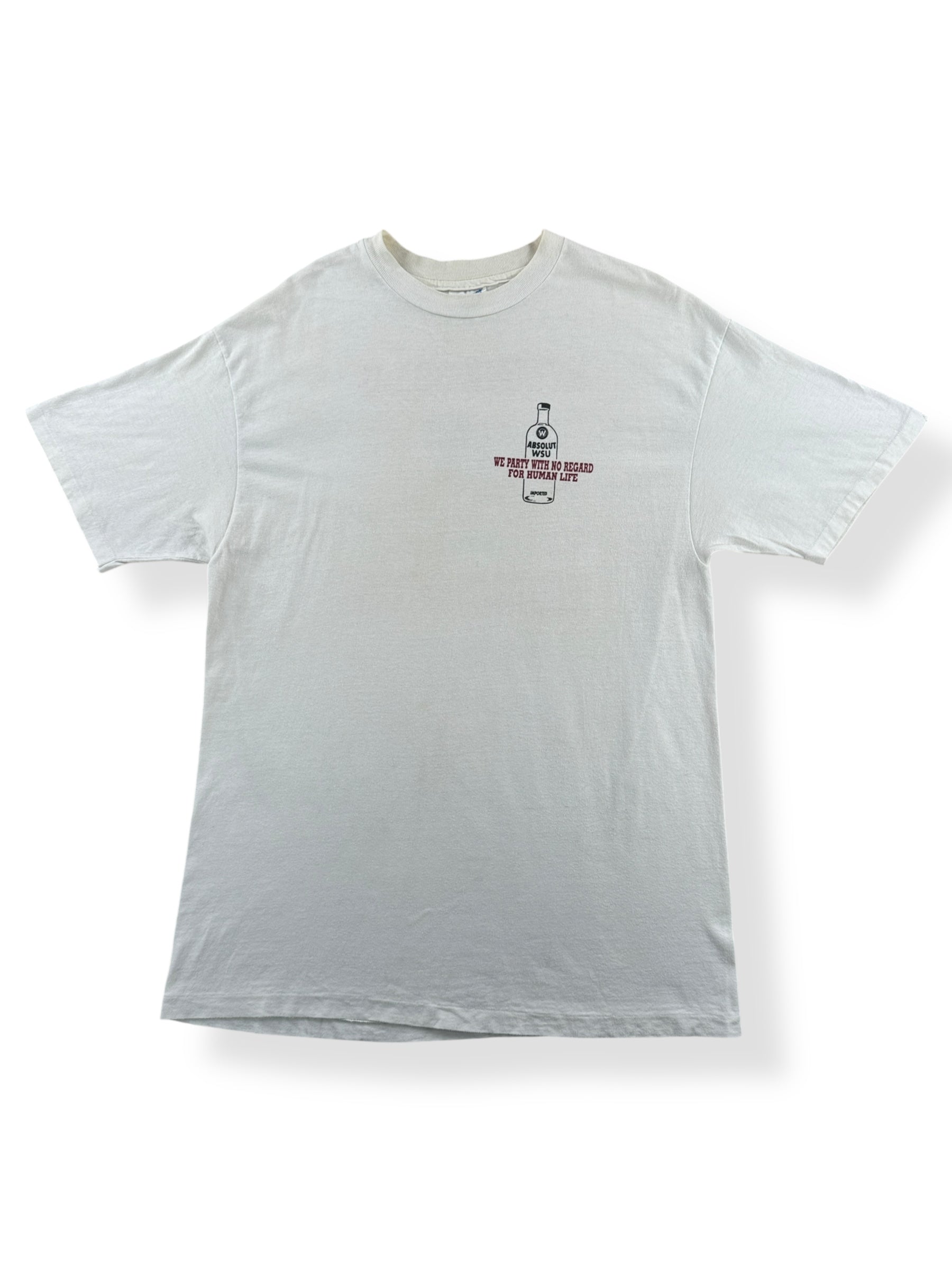 Front of Vintage Absolut WSU Tee SZ L