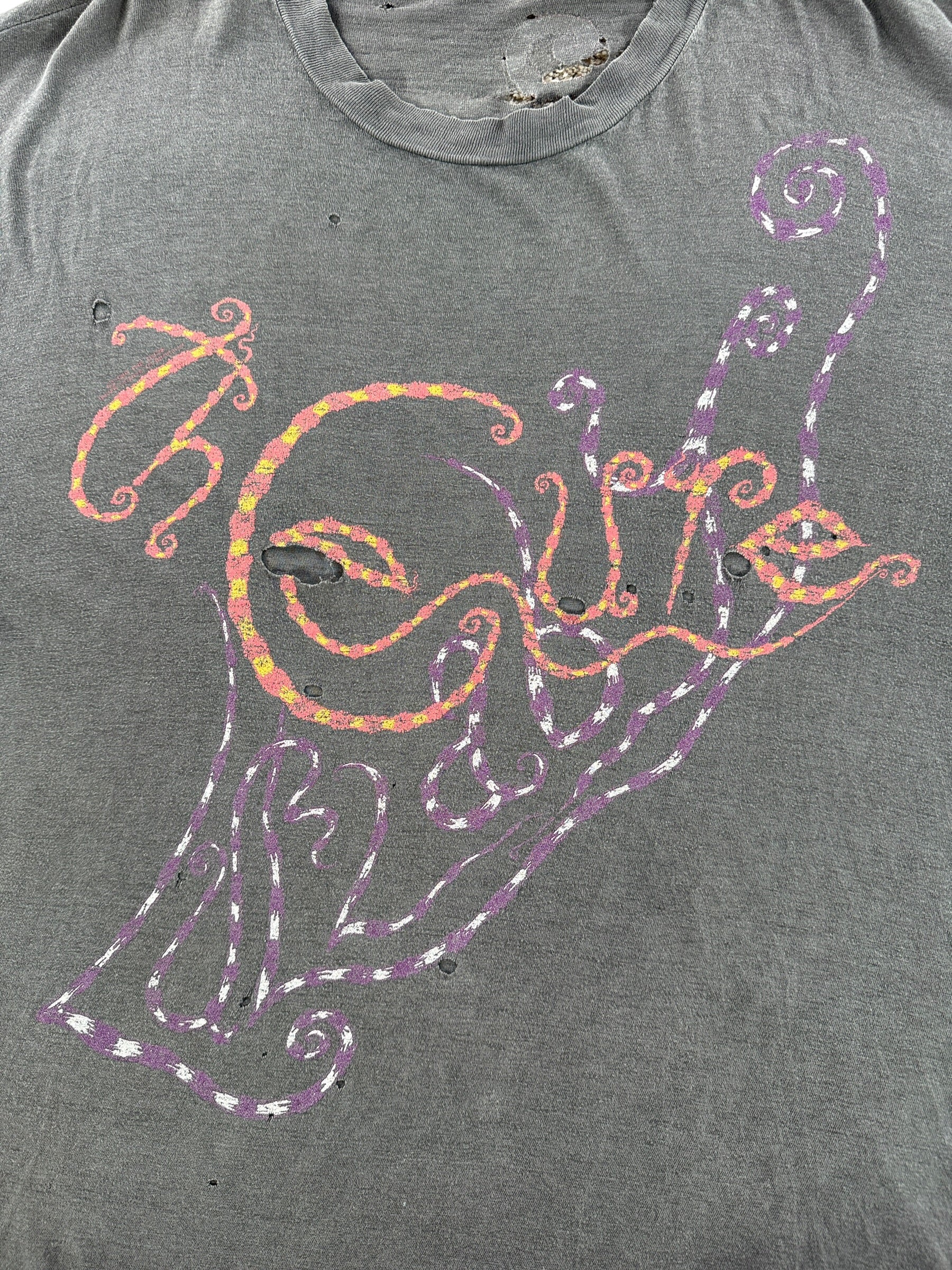 Graphic of Vintage The Cure Thrashed Tee SZ XL - AS IS