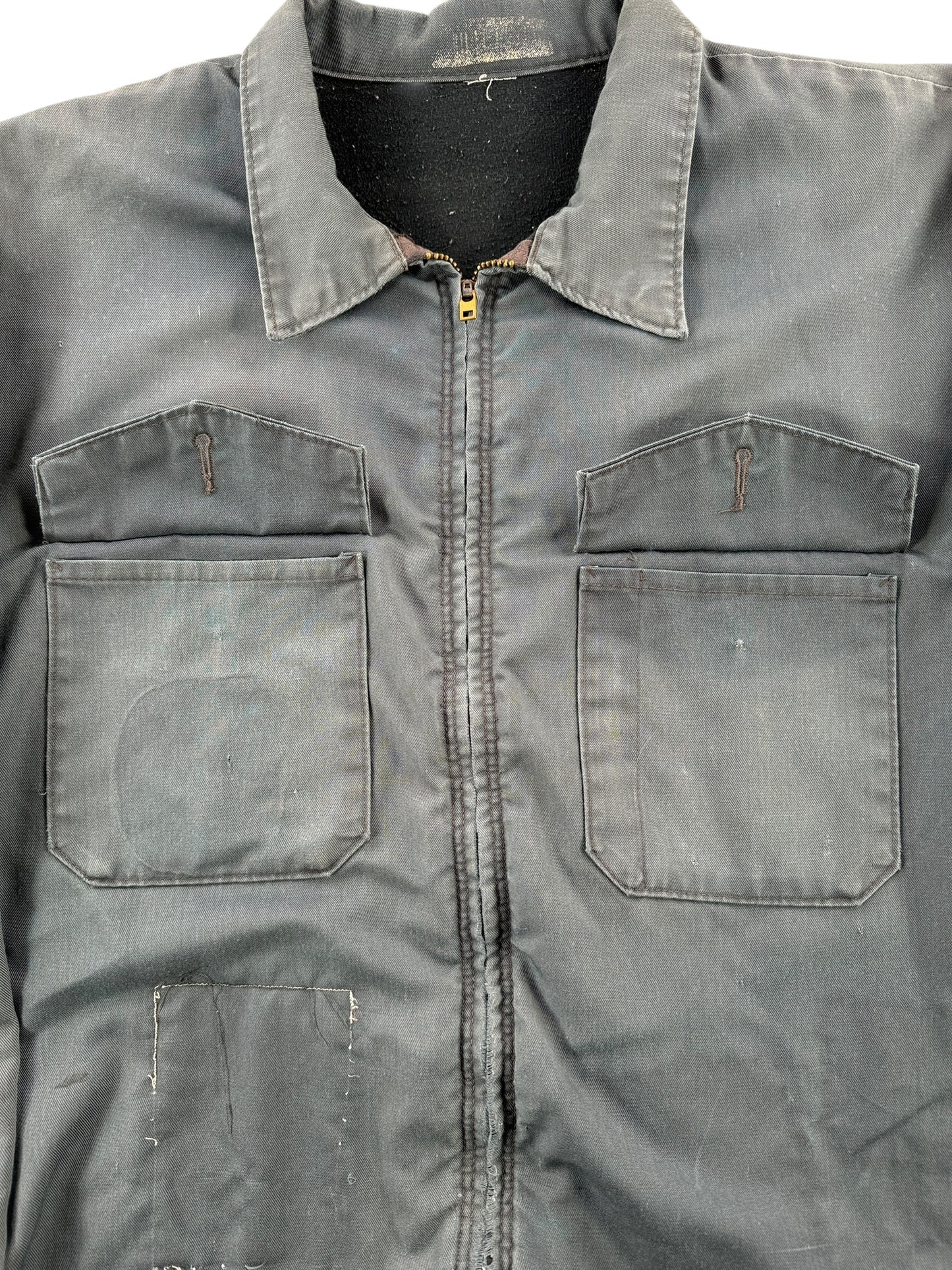 Missing Buttons on Pockets of Vintage Cringe Hardcore Drunk Gas Station Jacket SZ XL