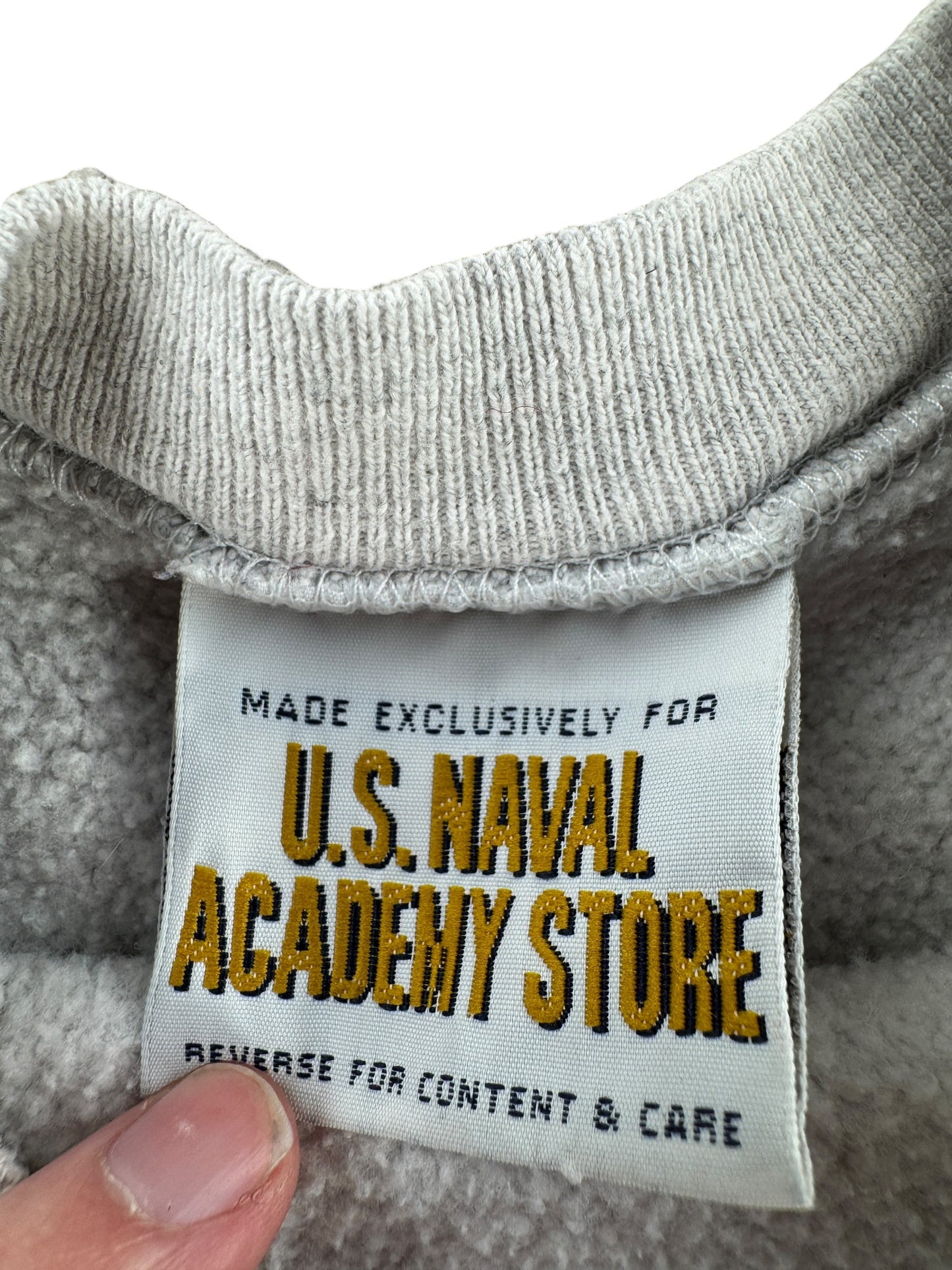 Tag on Vintage “Reverse Weave” Navy Sweatshirt SZ XL
