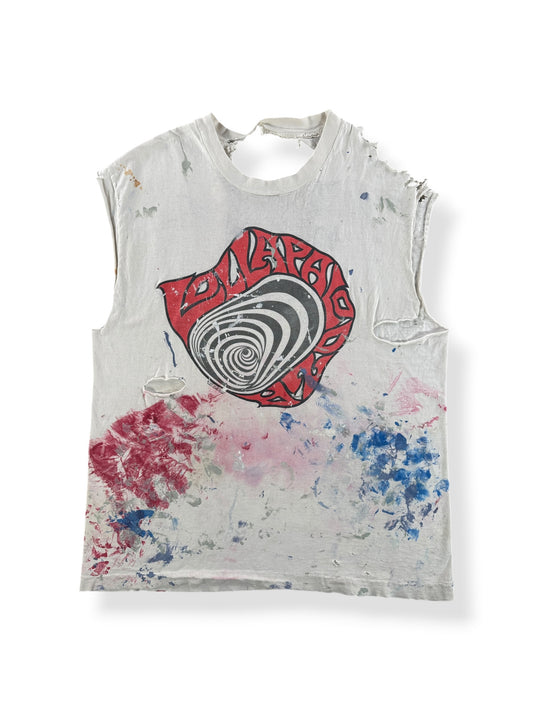 Front of Vintage Thrashed 1992 Lollapalooza Tee SZ L - AS IS