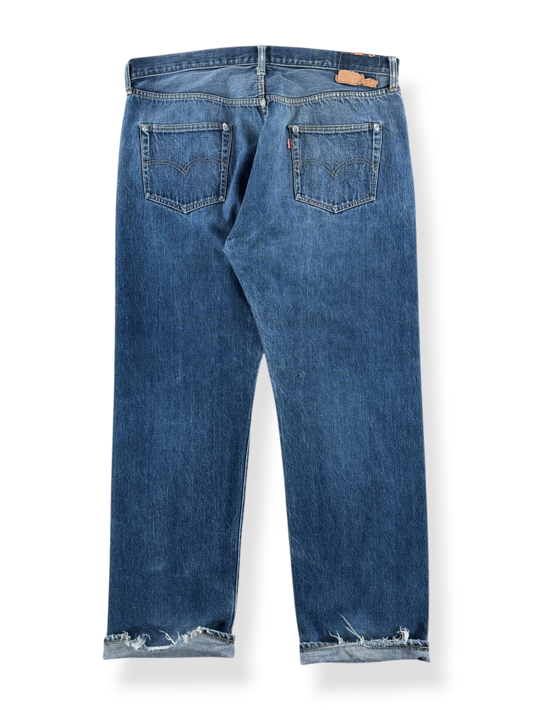 Back of Vintage LVC Selvedge 501 Jeans W39