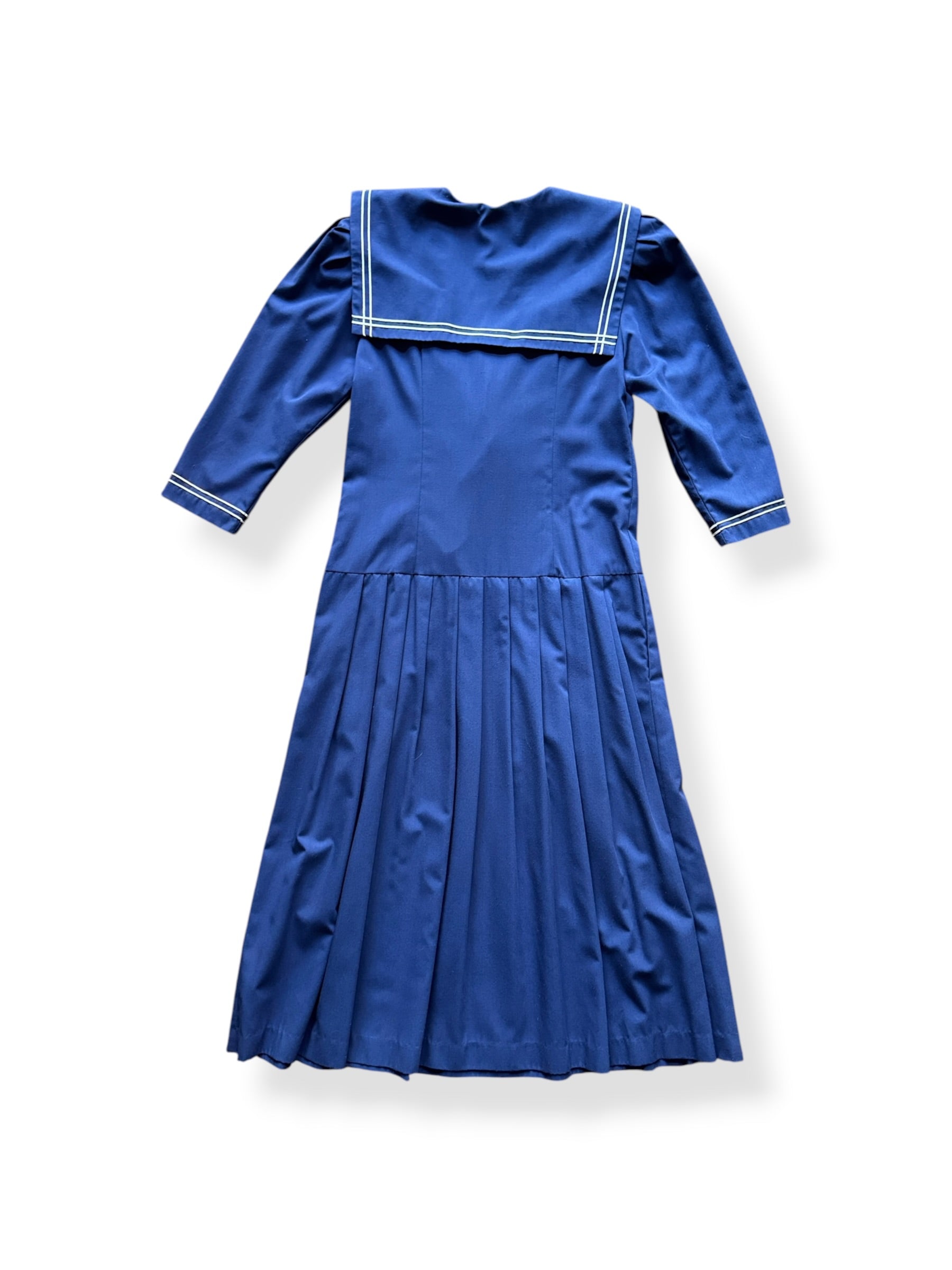 Back of Vintage 80s Lanz Sailor Dress SZ M