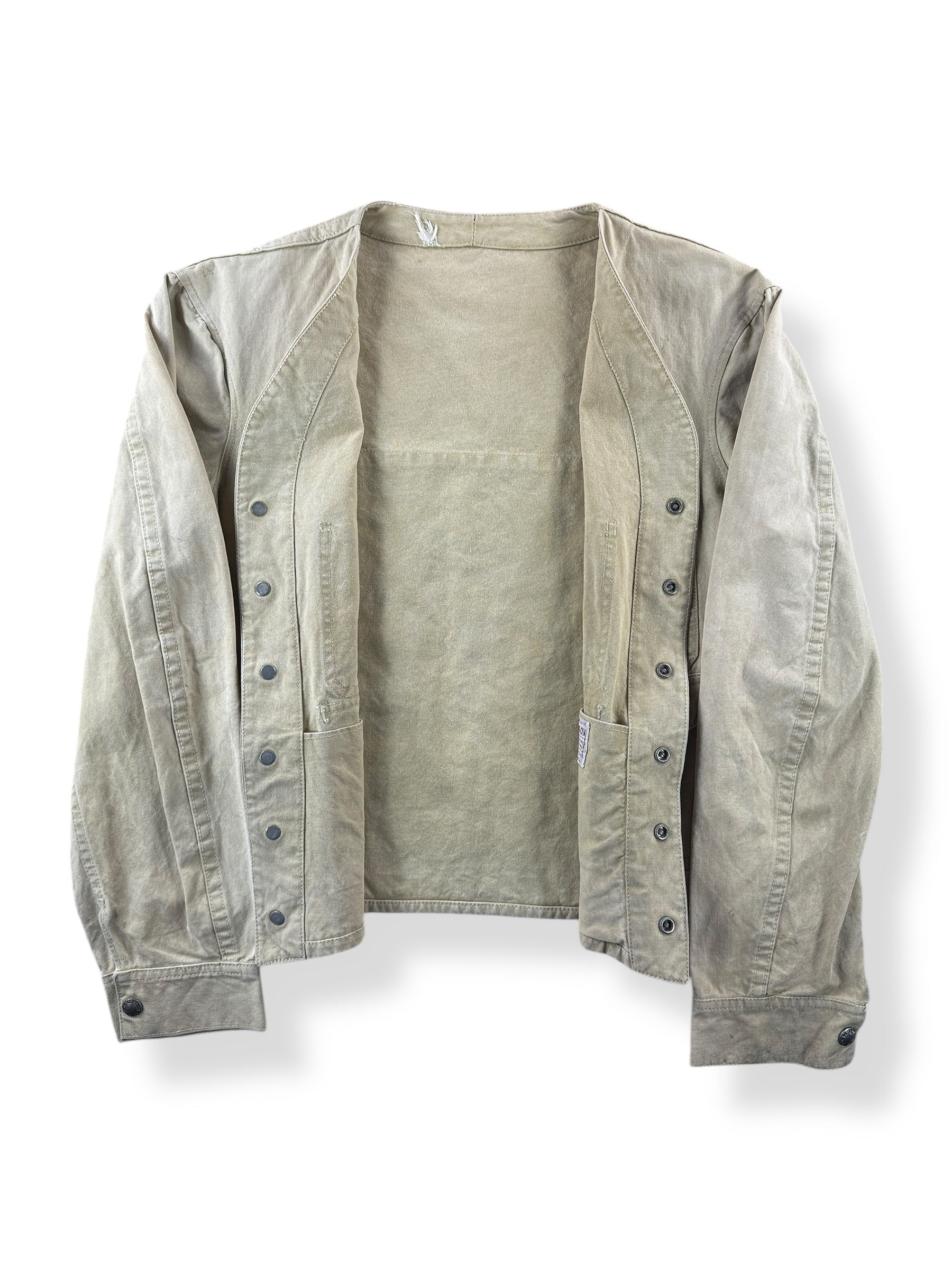 Inside of Vintage 40s Era Filson Vest With Sleeves SZ 36