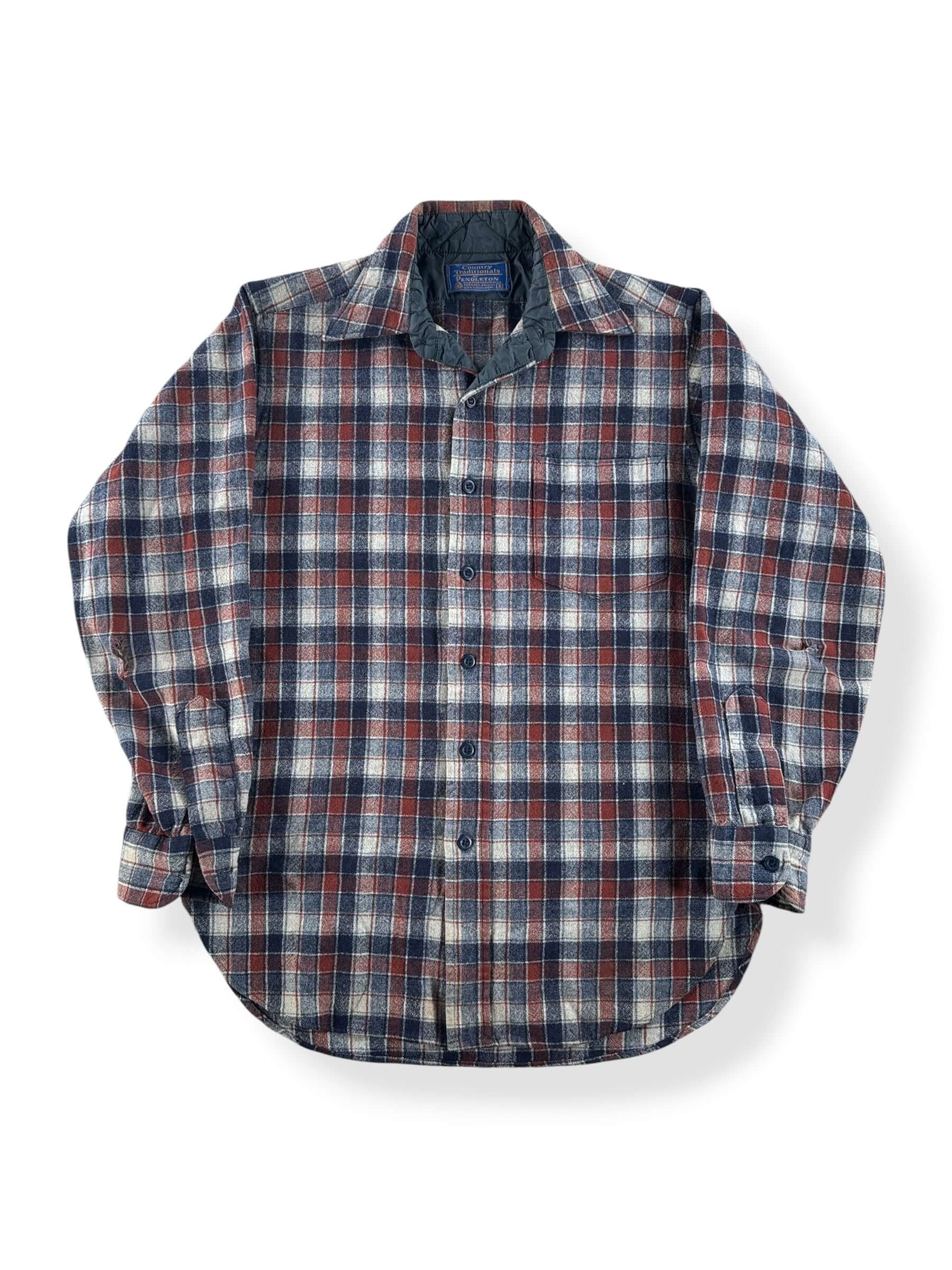 Front of Vintage Pendleton Country Traditionals Flannel SZ S- AS IS