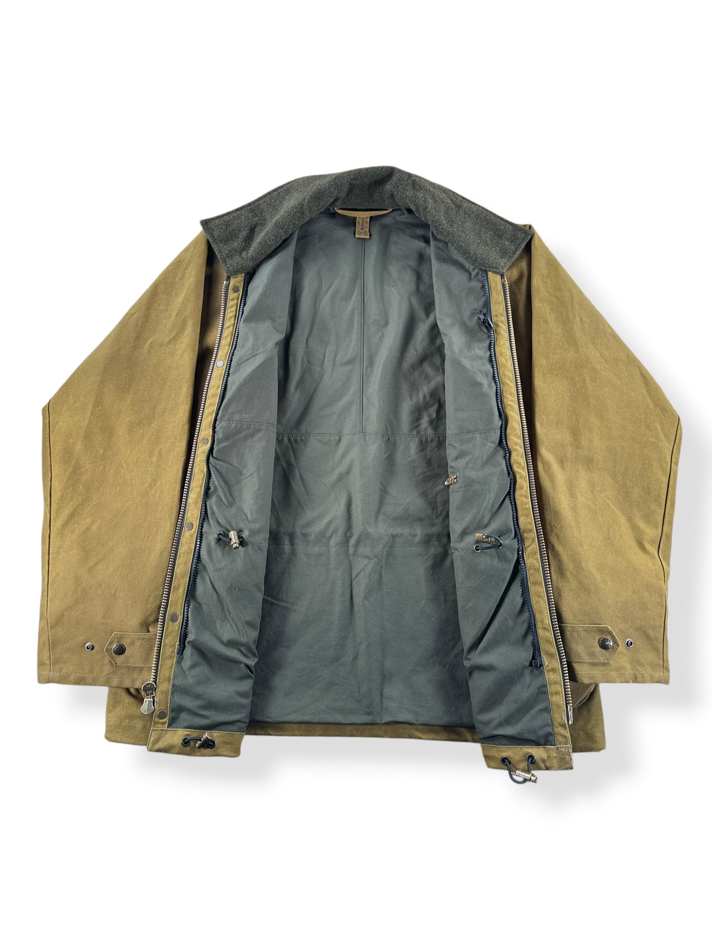 Inside of Filson Lined Tin Cloth Field Jacket SZ L