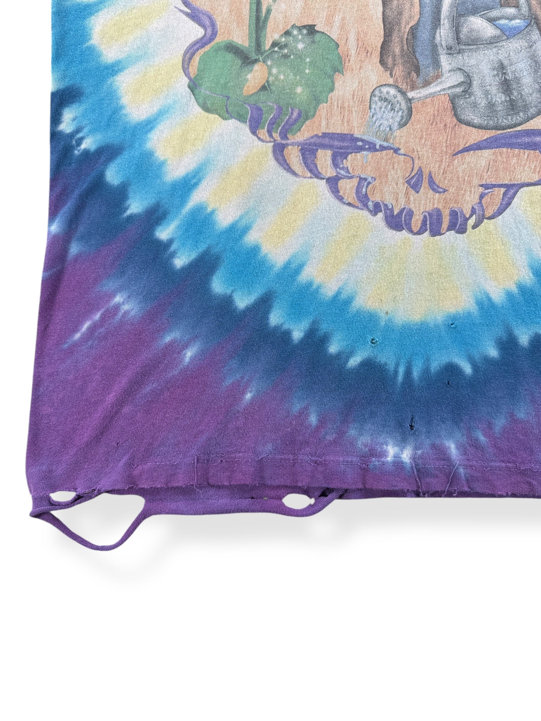 Wear on Vintage Grateful Dead Sunflower Skeleton Tee SZ XL