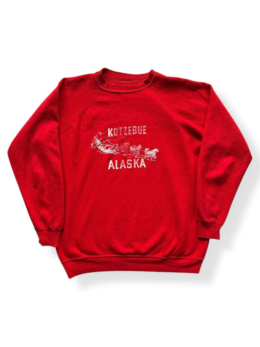 Front of Kotezebue Alaska Dog Sled Crewneck SZ L