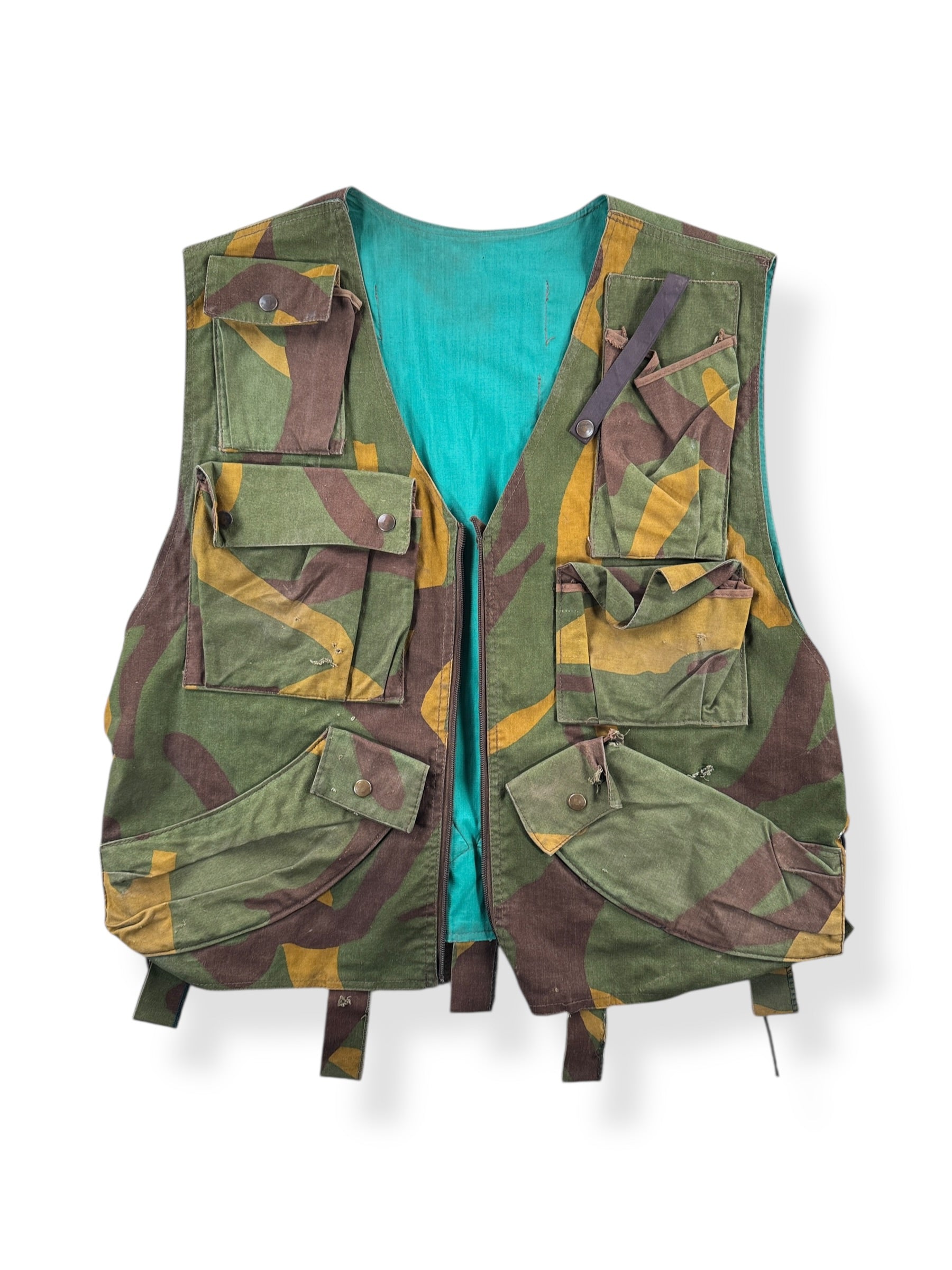 Front of Vintage Bosnian Camo Vest SZ M