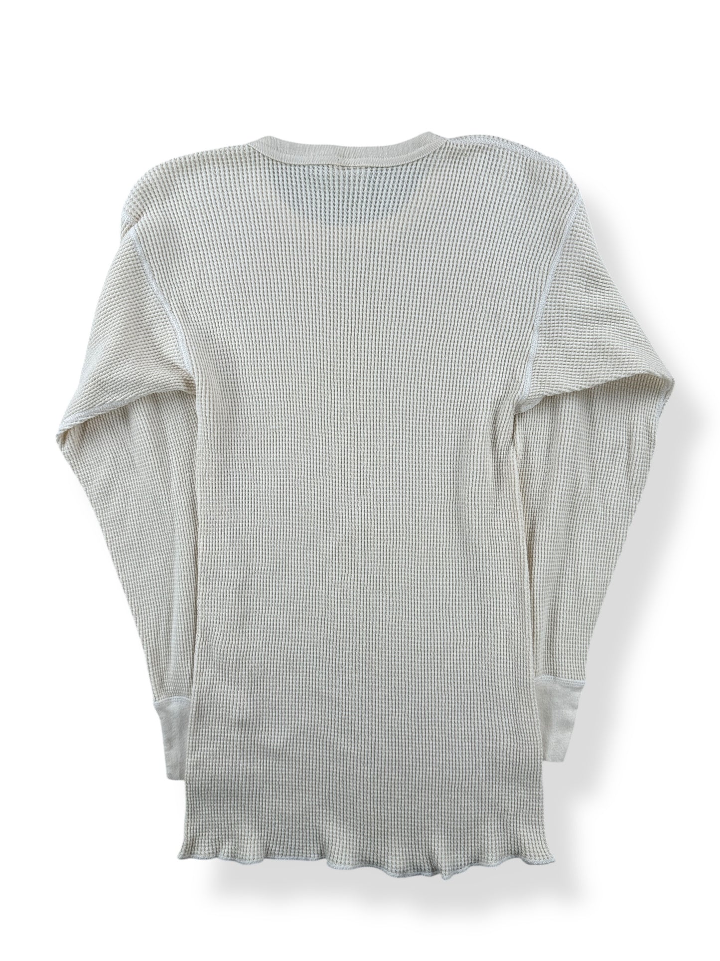 Back of Vintage J.E. Morgan 100% Cotton Waffle Undershirt SZ XL (Fits XS)