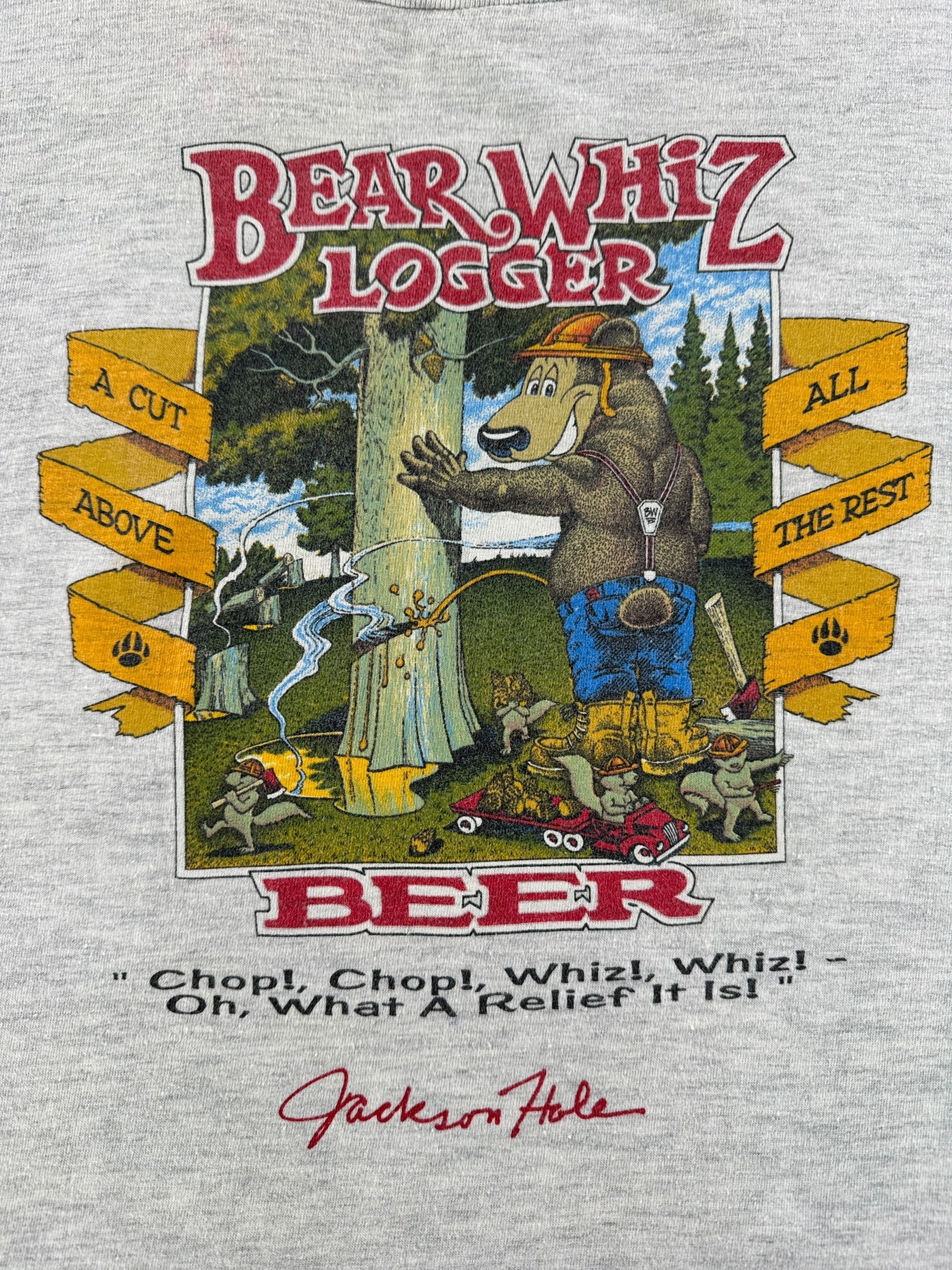 Graphic of Vintage Bear Whiz Tee SZ L (Fits M/L)