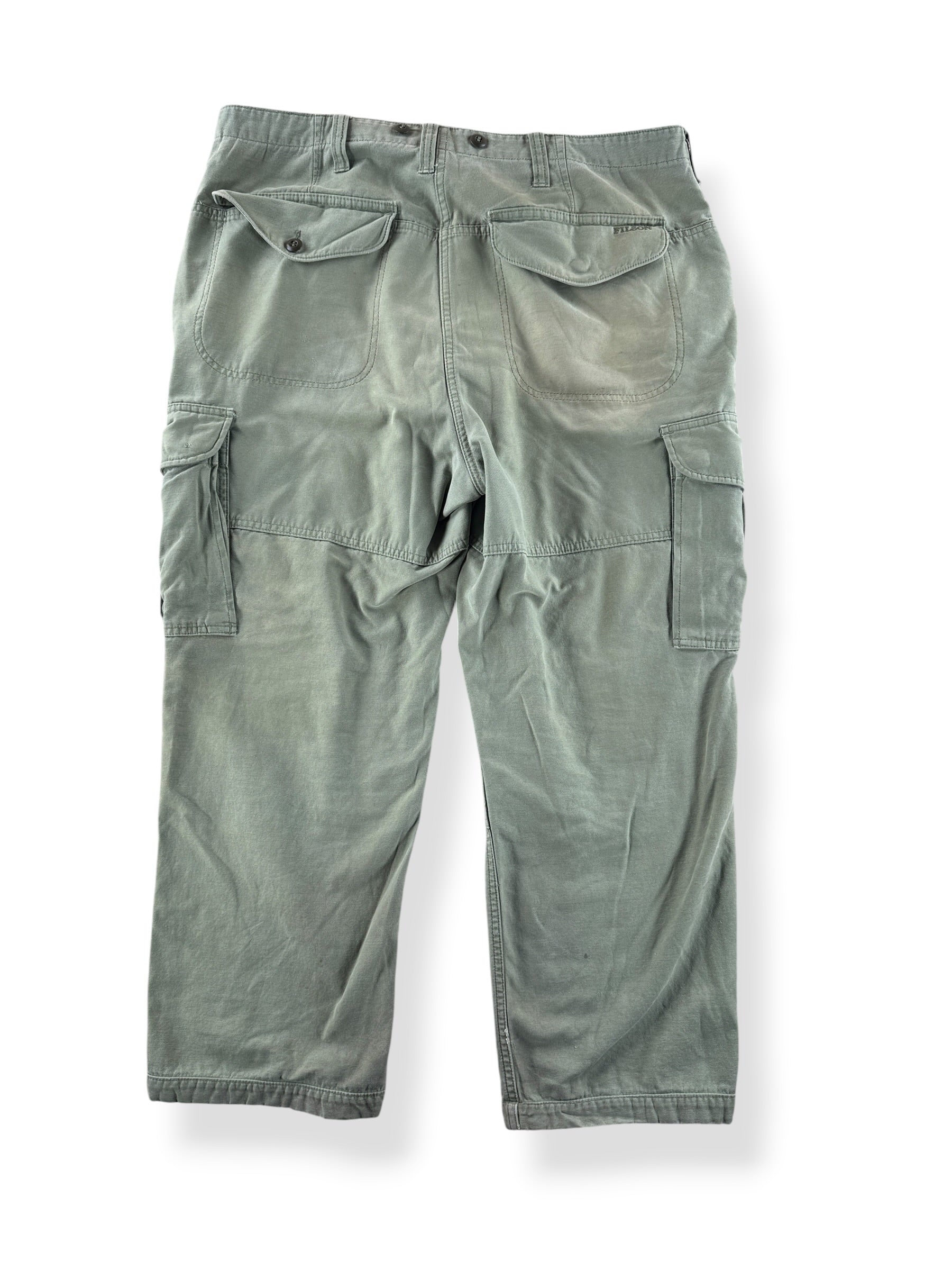 Back of Filson Field Cargo Pants W36 (Fits W38)
