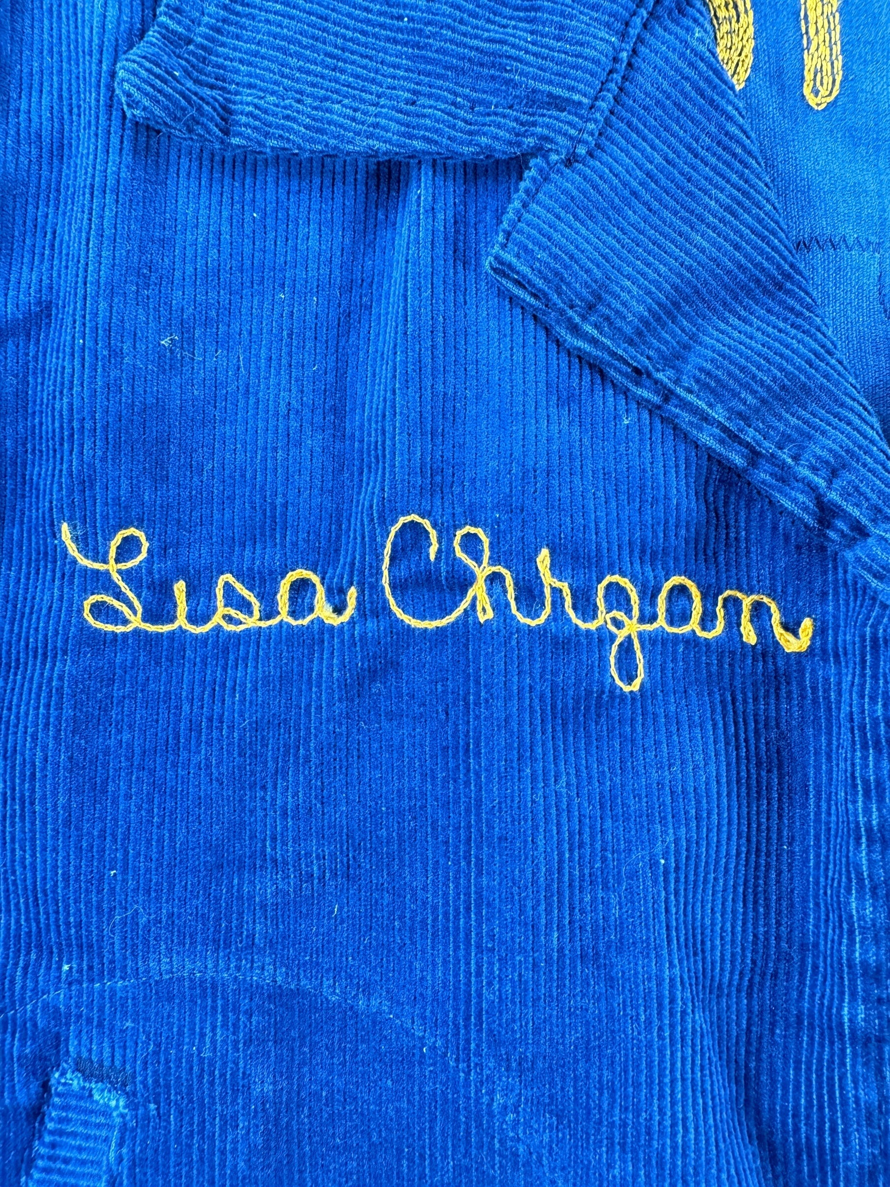 Name Embroidery on Vintage Belding Michigan FFA Jacket SZ 38