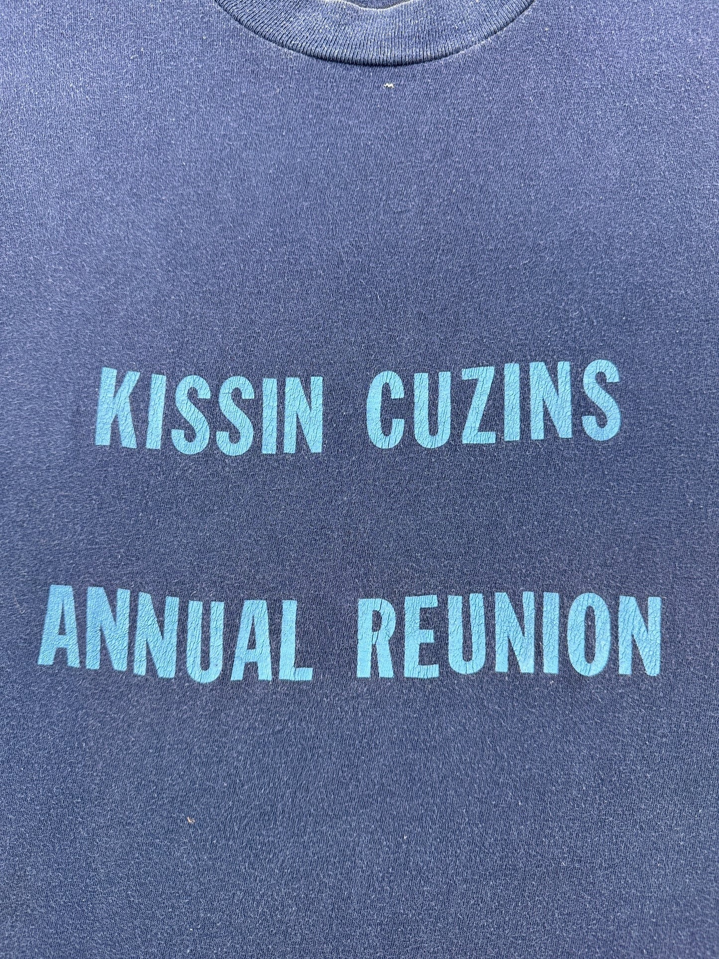 Graphic of Vintage Kissin Cuzins Reunion Tee SZ S