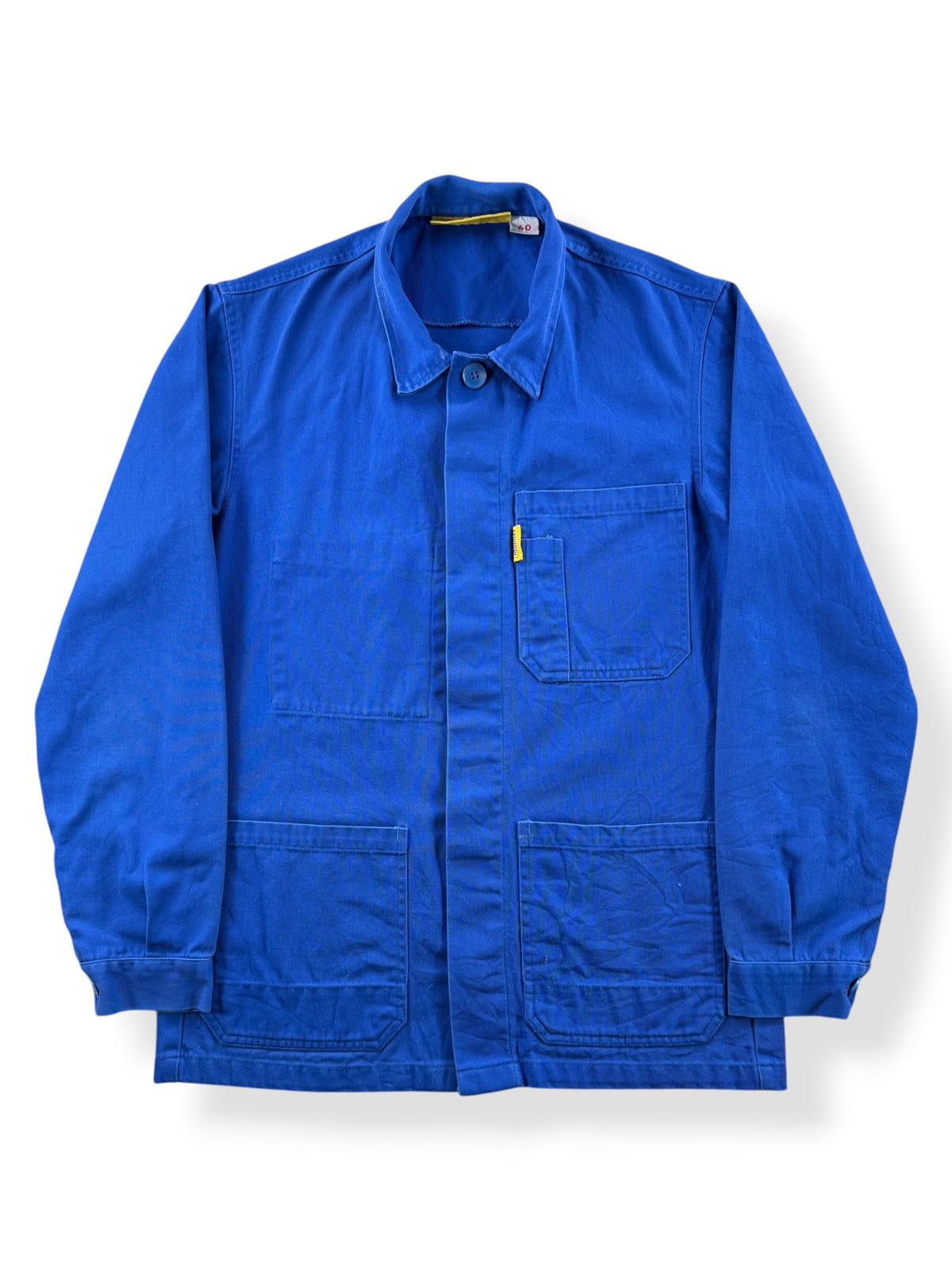 Front of Vintage Molinel French Chore Coat SZ S