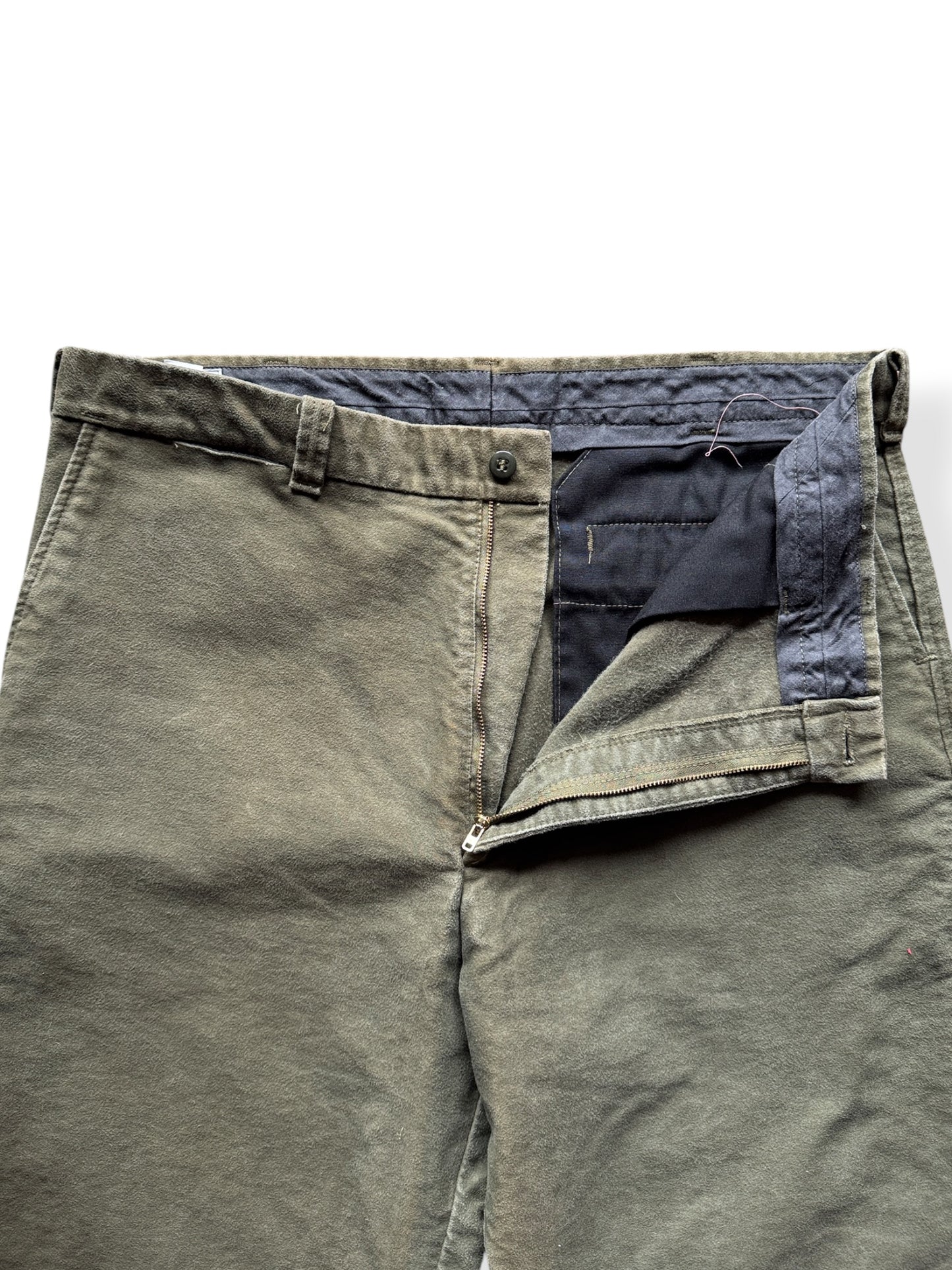 Zipper fly on Filson Style 880 Moleskin Pants W42 (Fits W41)
