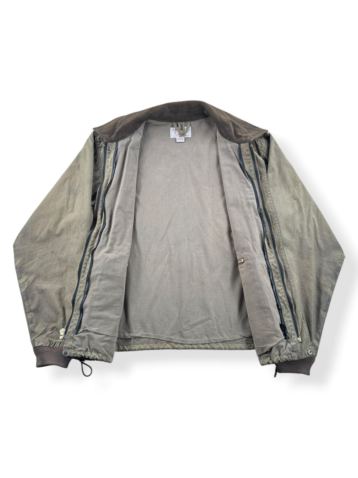 Inside of Filson 2000s Era Tin Cloth 1493N Jacket SZ L