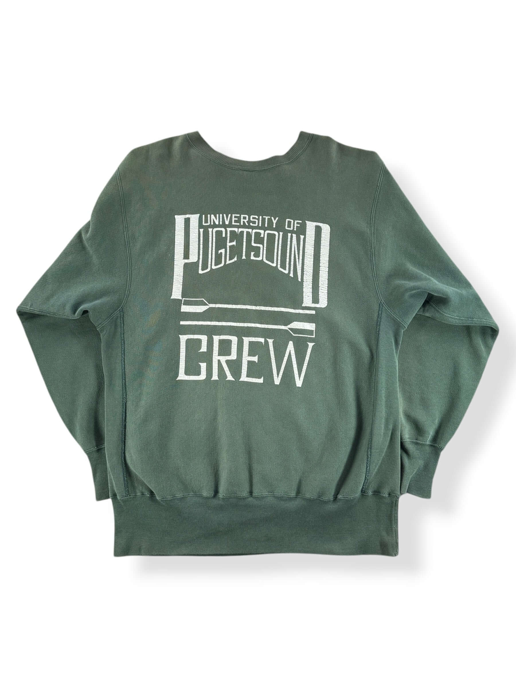 Back of Vintage University of Puget Sound Champion Reverse Weave Crewneck SZ XL (Fits L)