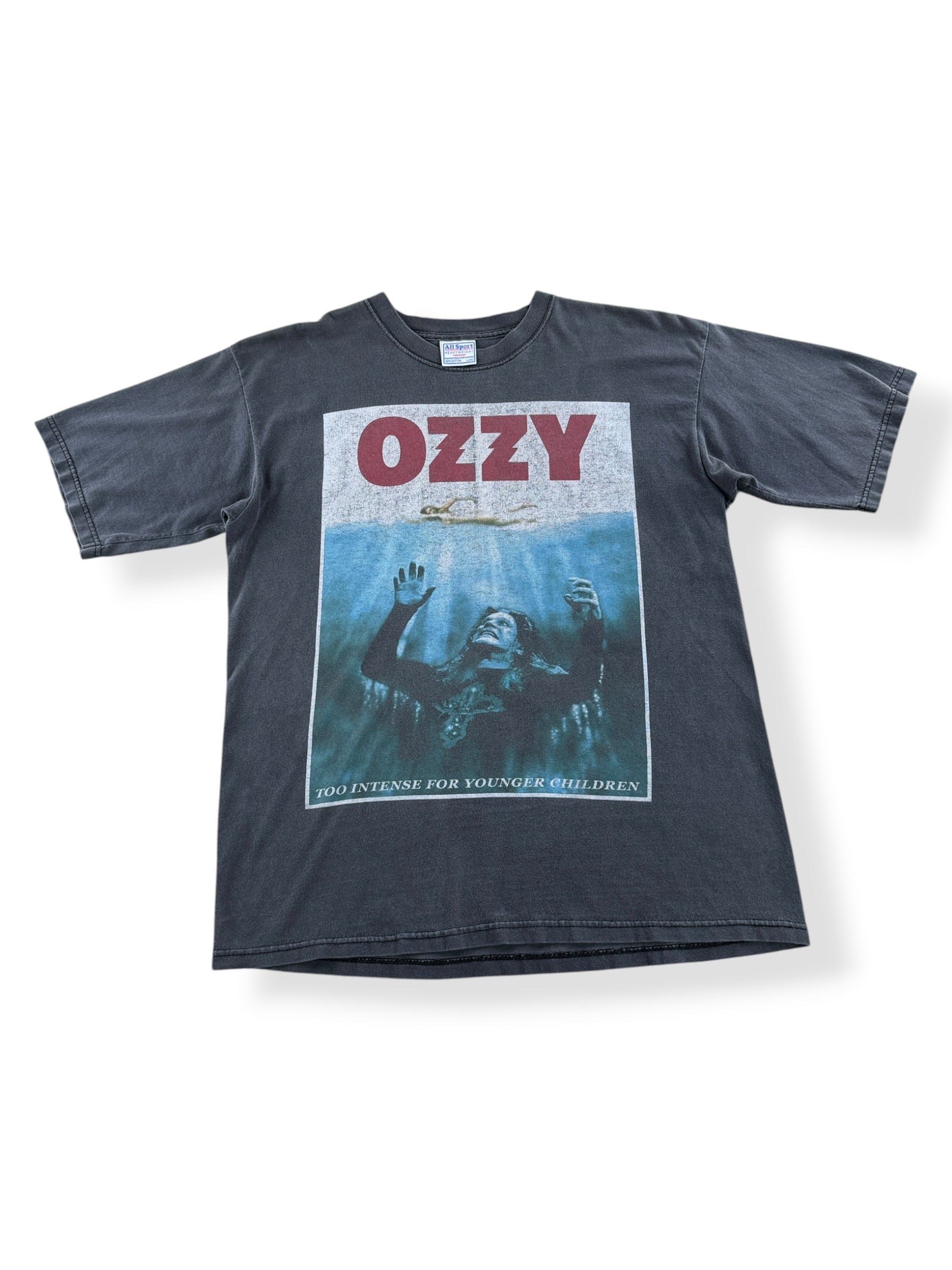 Front of Vintage 2002 Ozzfest Jaws Tee SZ L