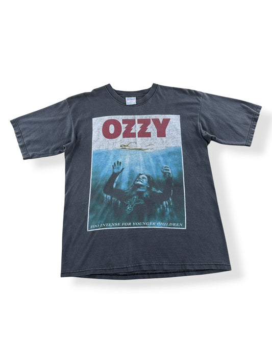 Front of Vintage 2002 Ozzfest Jaws Tee SZ L