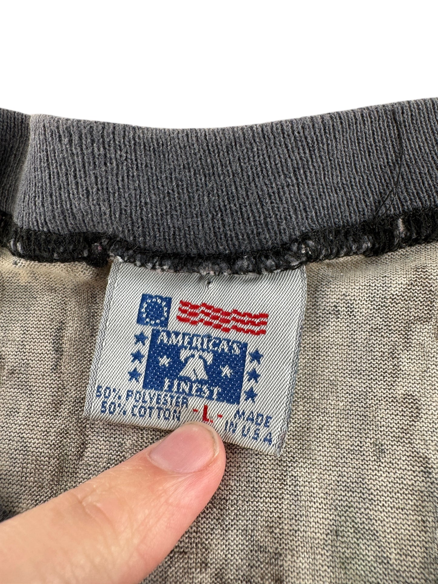 Tag on Vintage Longsleeve Camo Pocket Tee SZ L