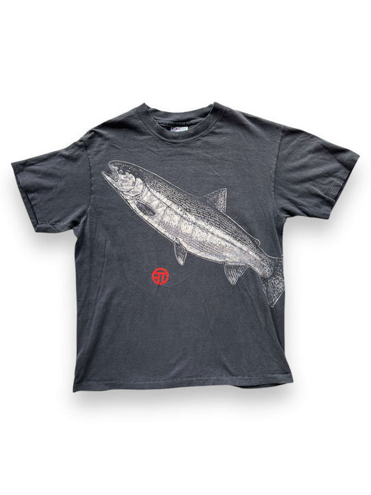 Front of Vintage Trout Fishing Tee SZ L