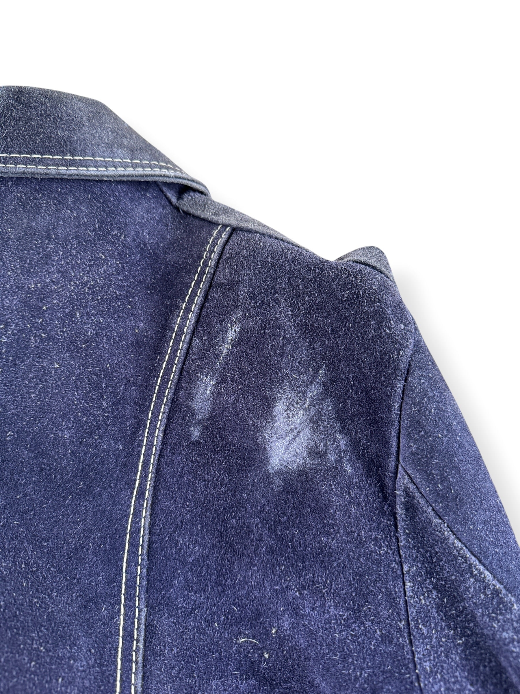 Wear on Vintage Mexico Made Suede Jacket SZ S