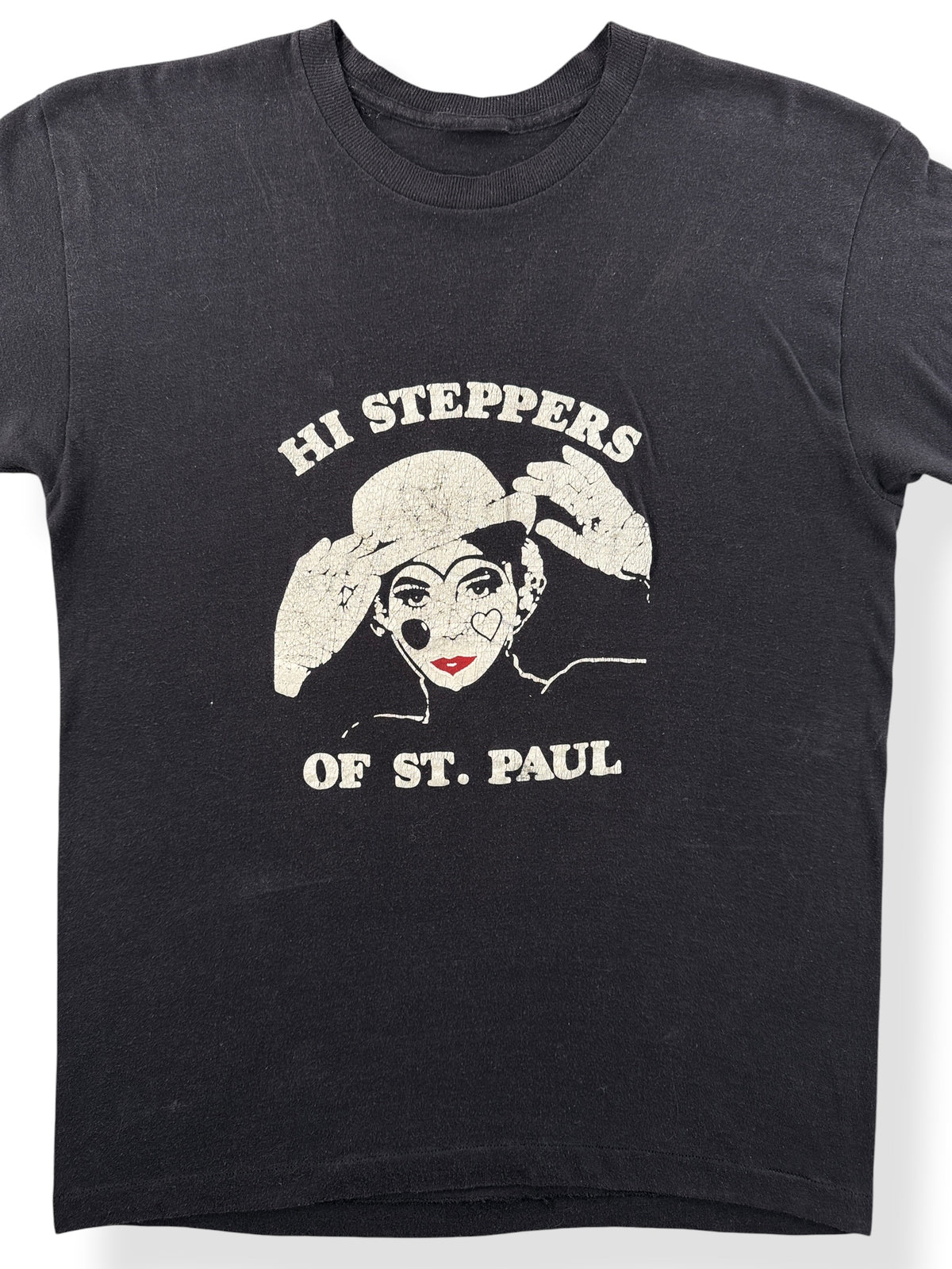 Close-up of Vintage Hi Steppers of St Paul Tee SZ M
