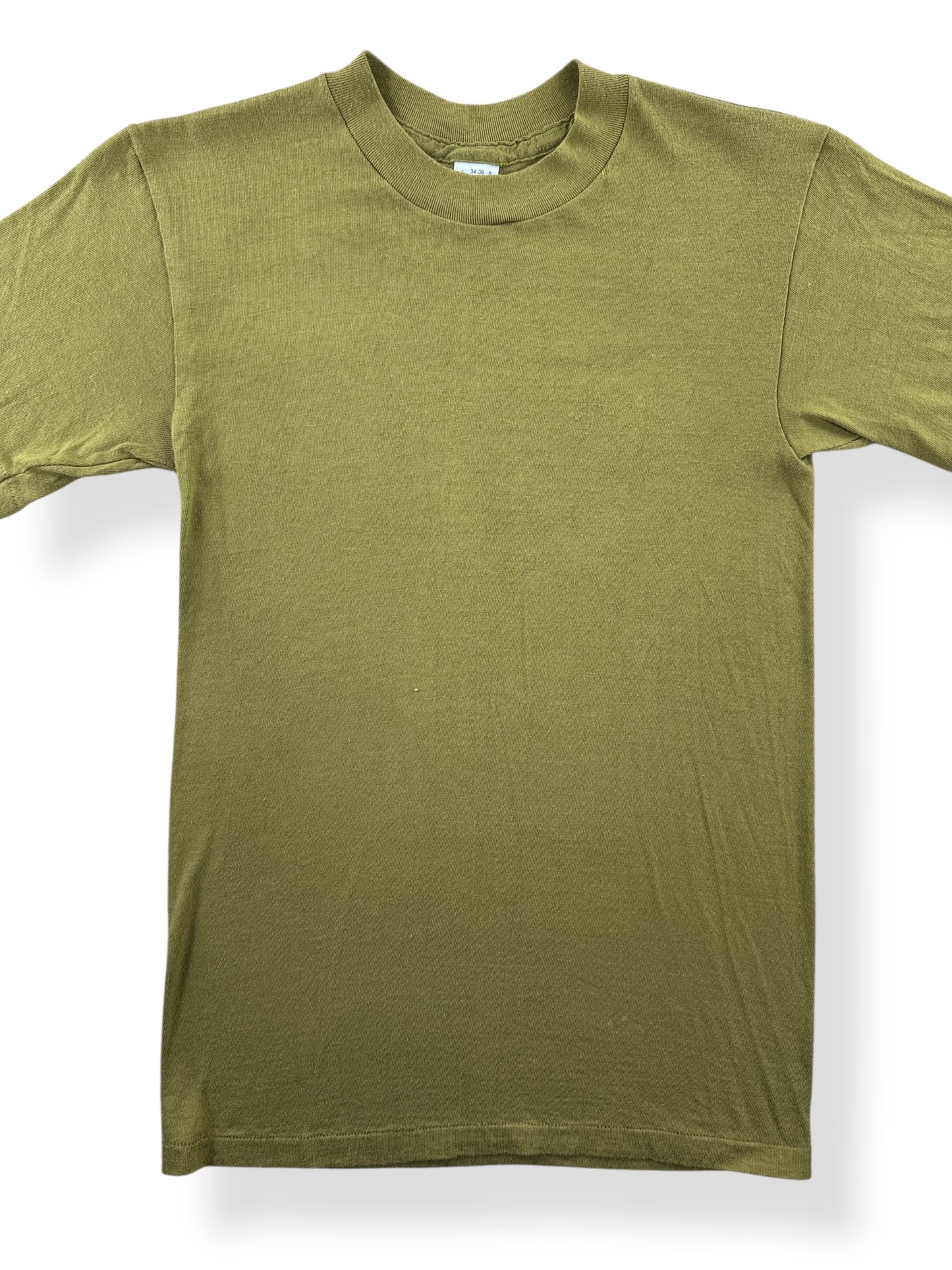 Front Close Up of Vintage Jockey Life Bo'Sun Tee SZ S (Fits XS)