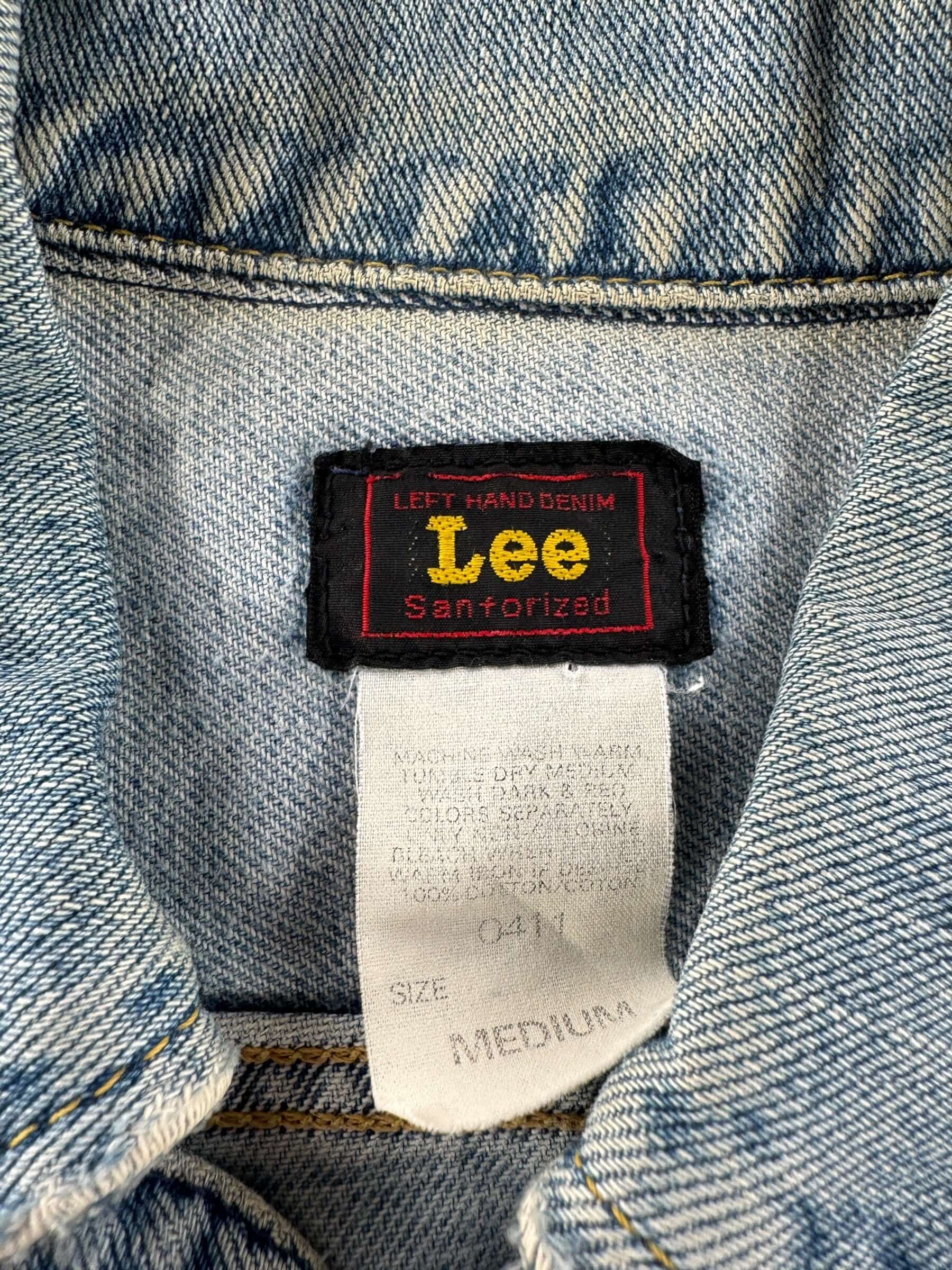 Label on Vintage Lee Denim Jacket SZ S