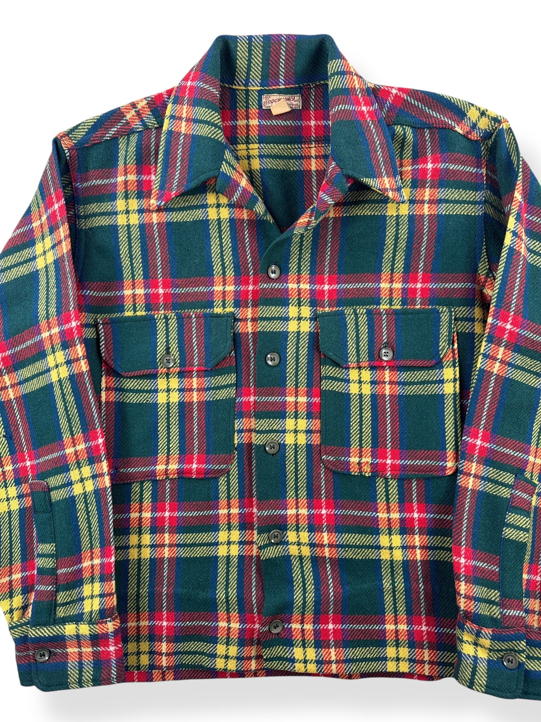 Front of Vintage Brockway Flannel SZ XL