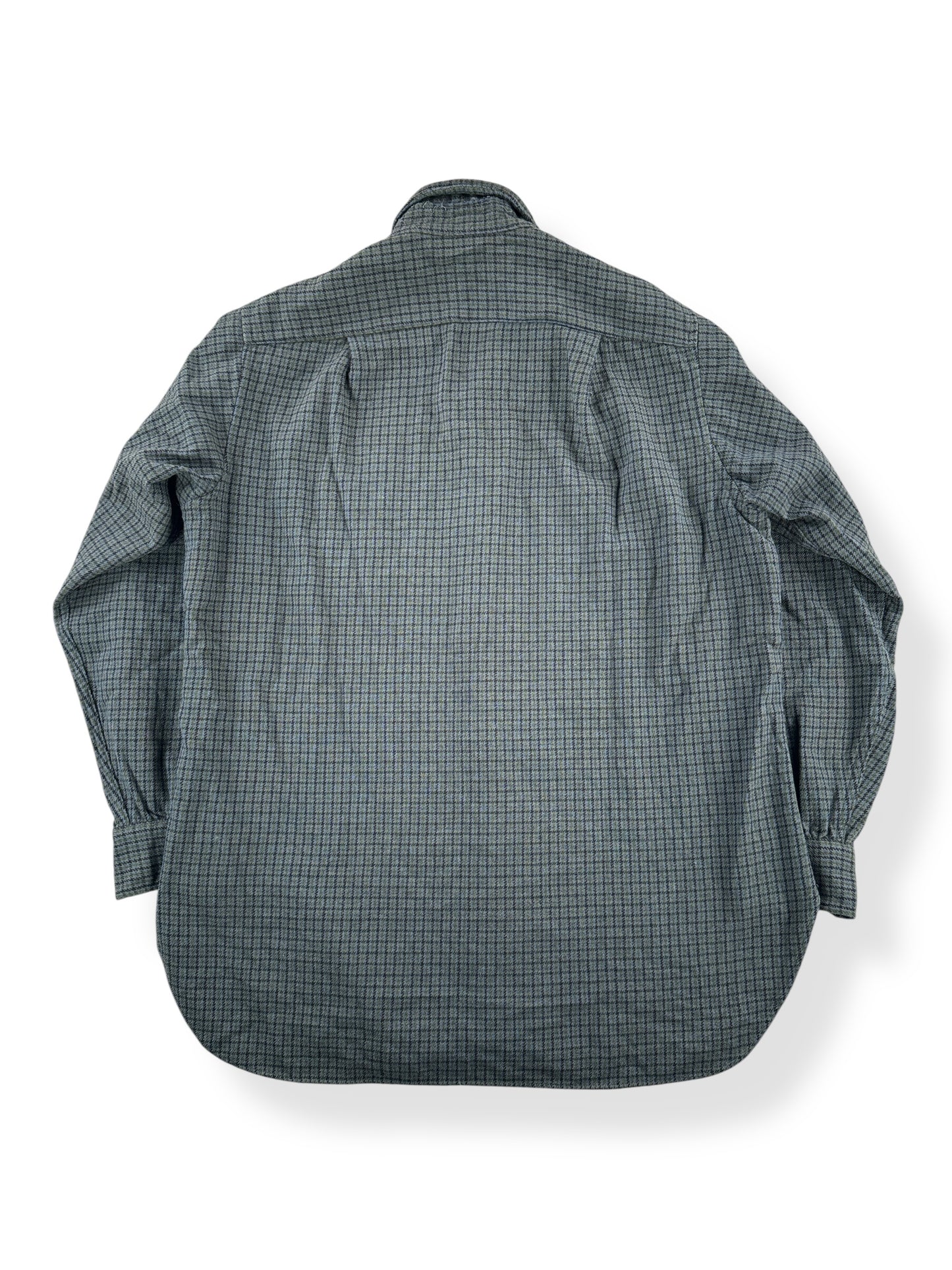 Back of Vintage 50s Era Grey Pendleton SZ L