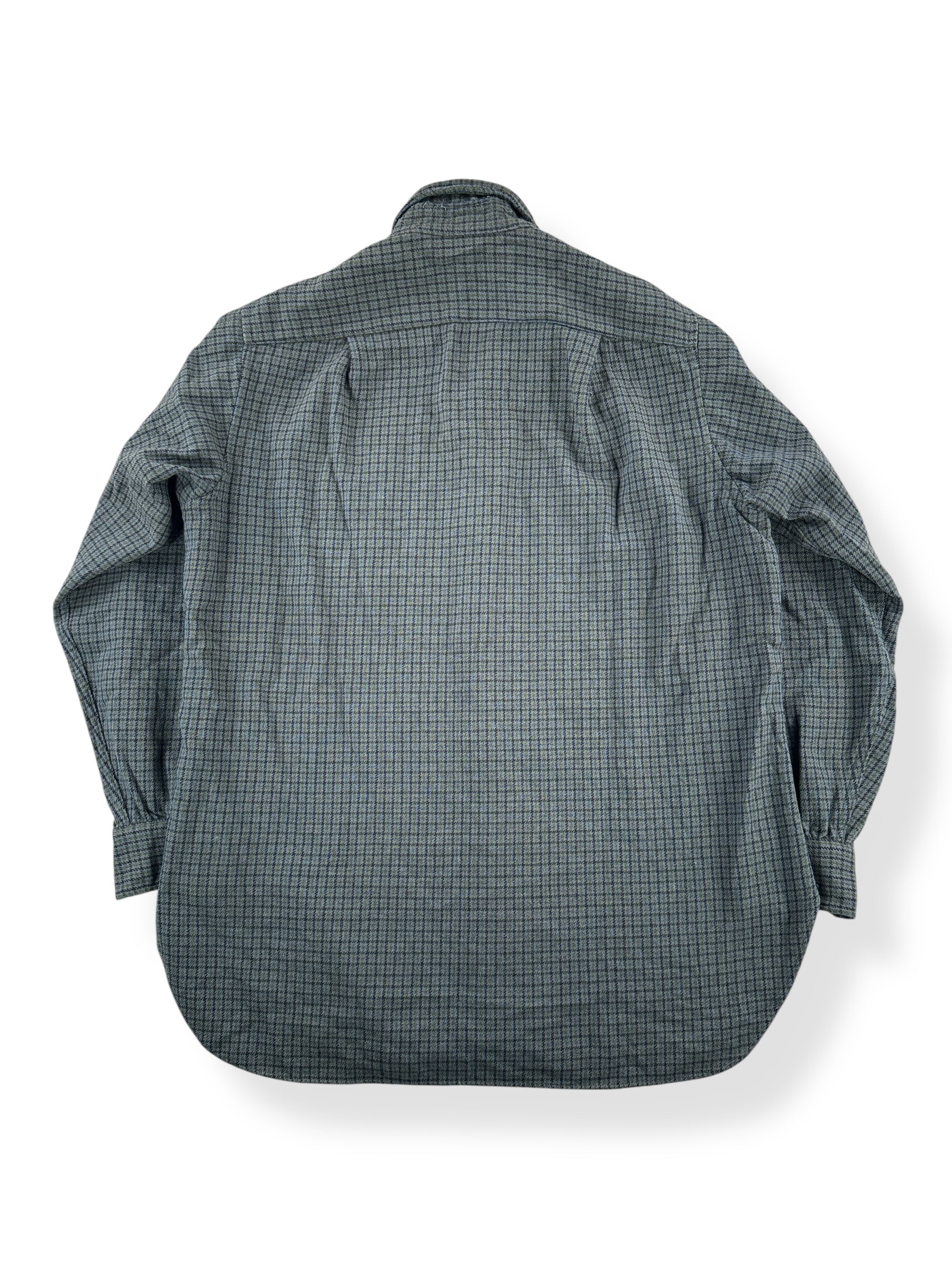 Back of Vintage 50s Era Grey Pendleton SZ L