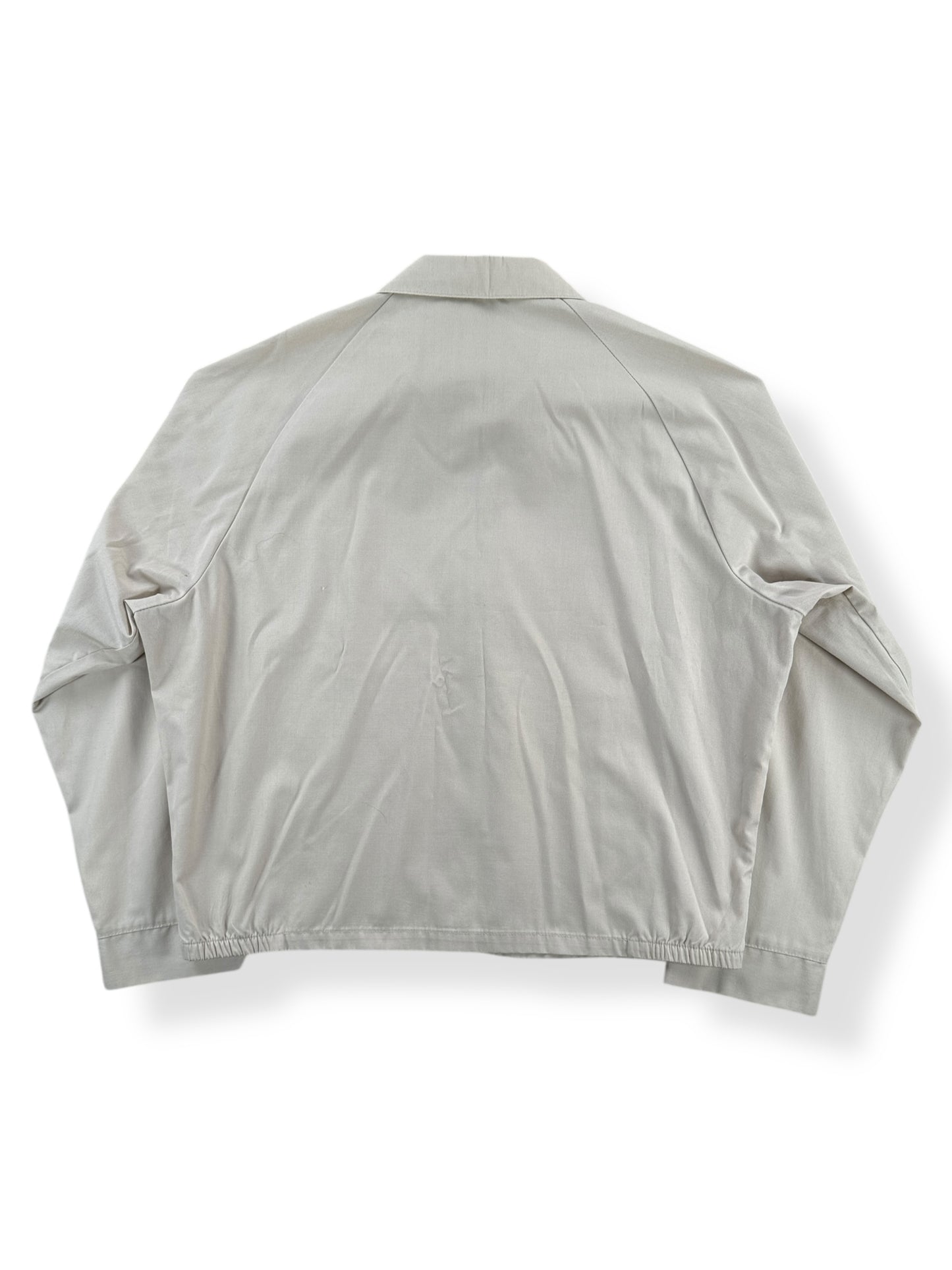 Back of Vintage Sir Jac Beige Windbreaker Jacket SZ L