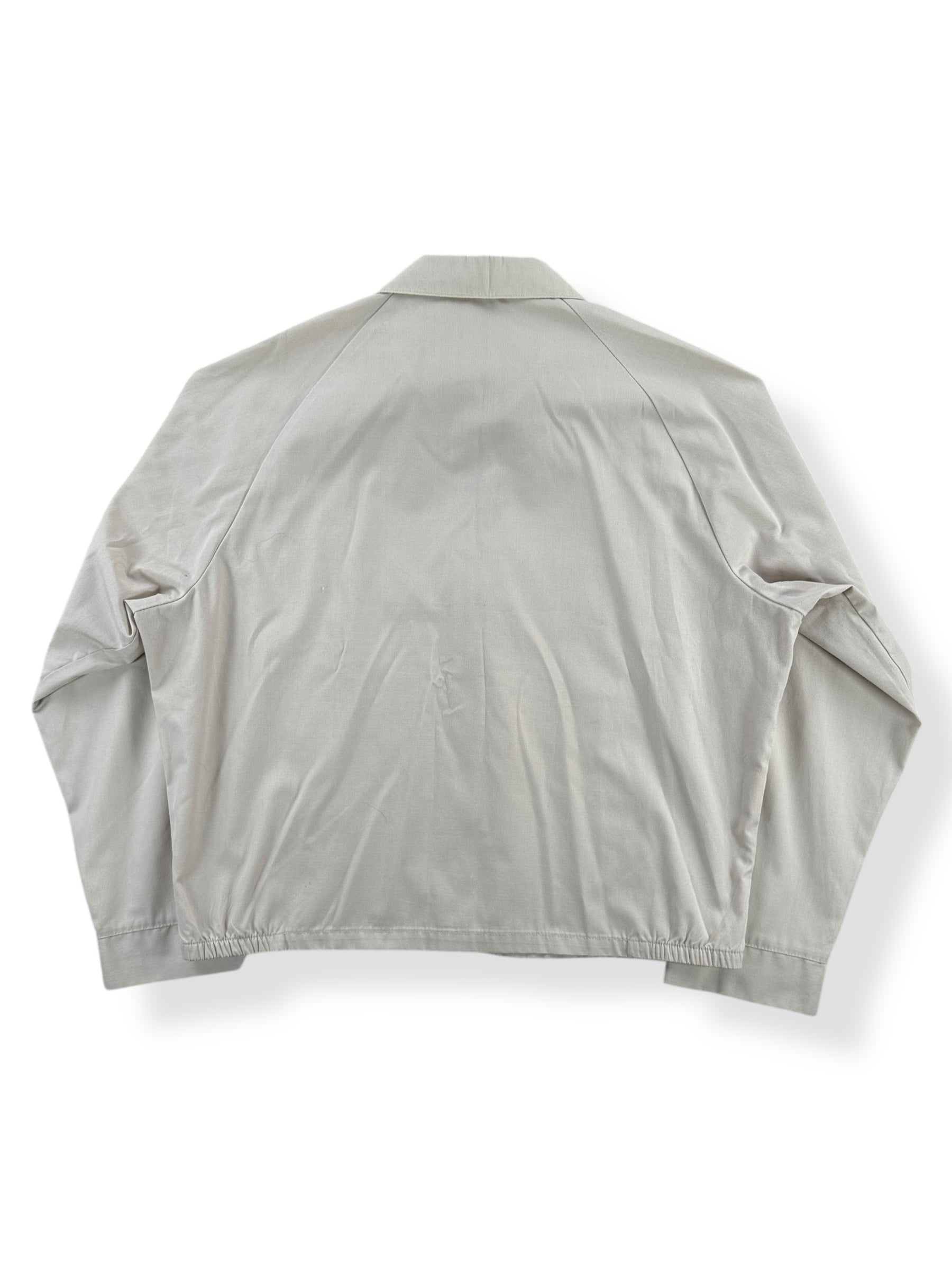 Back of Vintage Sir Jac Beige Windbreaker Jacket SZ L