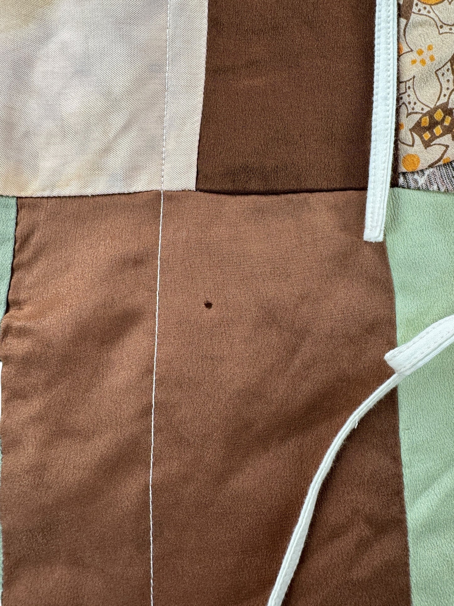 Wear on Archive Craft X Barn Owl Vintage Quilt Tie Tank SZ S