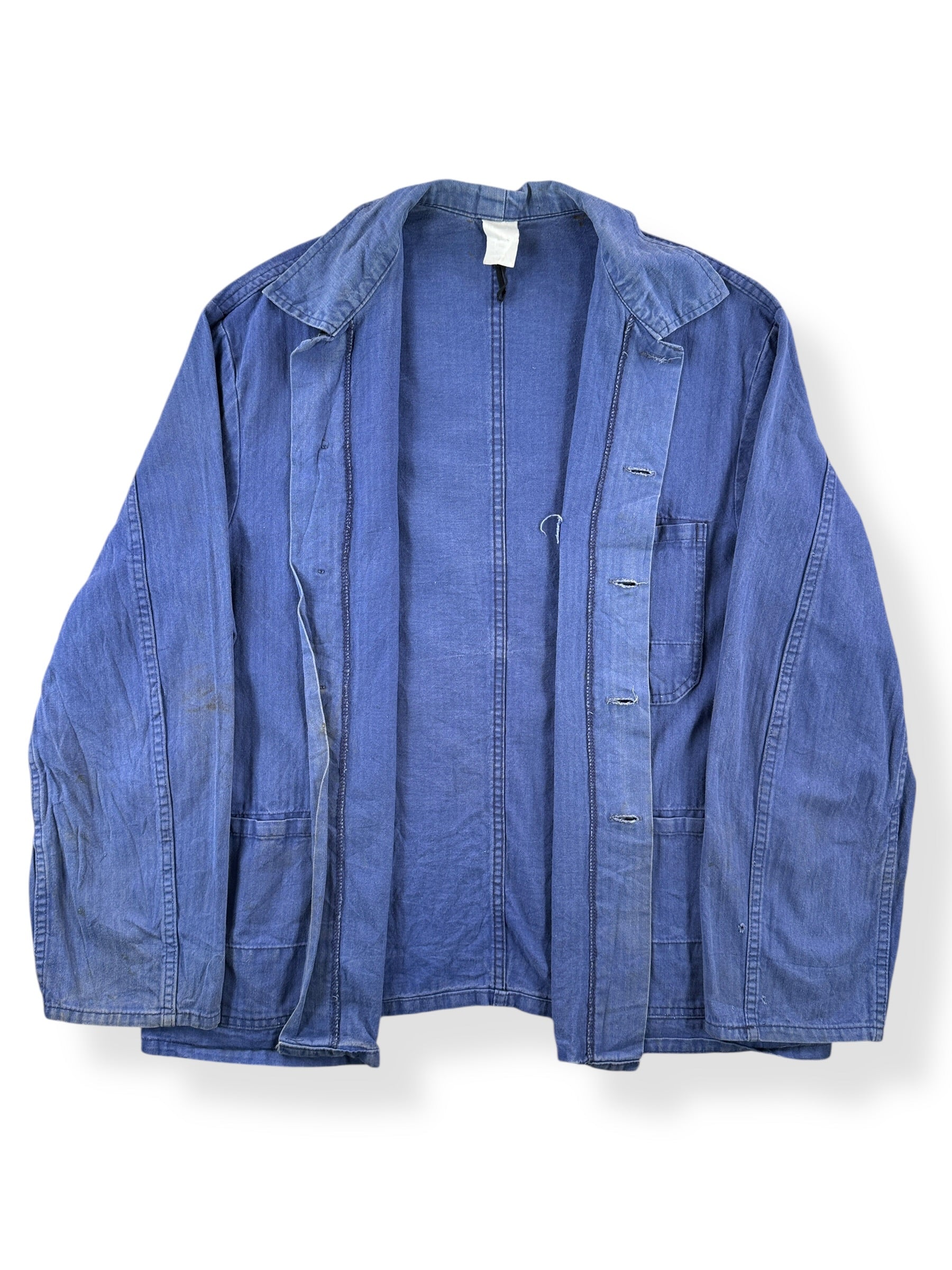 Inside of Vintage Steinhofel HBT French Chore Coat SZ L