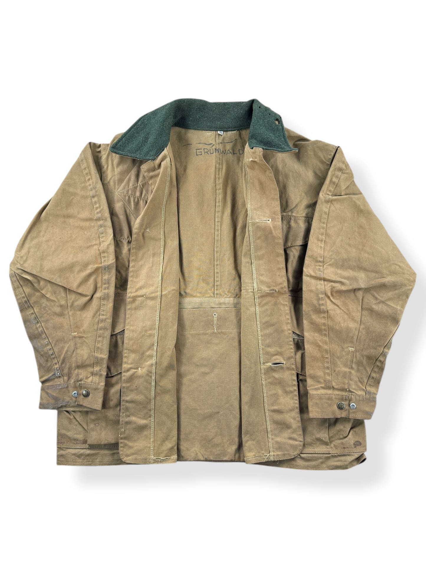Inside of Vintage Filson Upland Bird Hunting Jacket SZ 42 AS IS