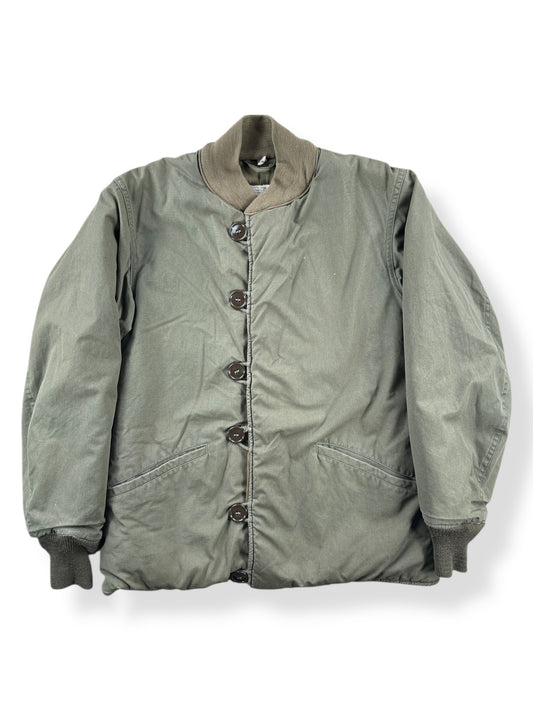 Front of Vintage WWII Field Jacket Pile Liner SZ M