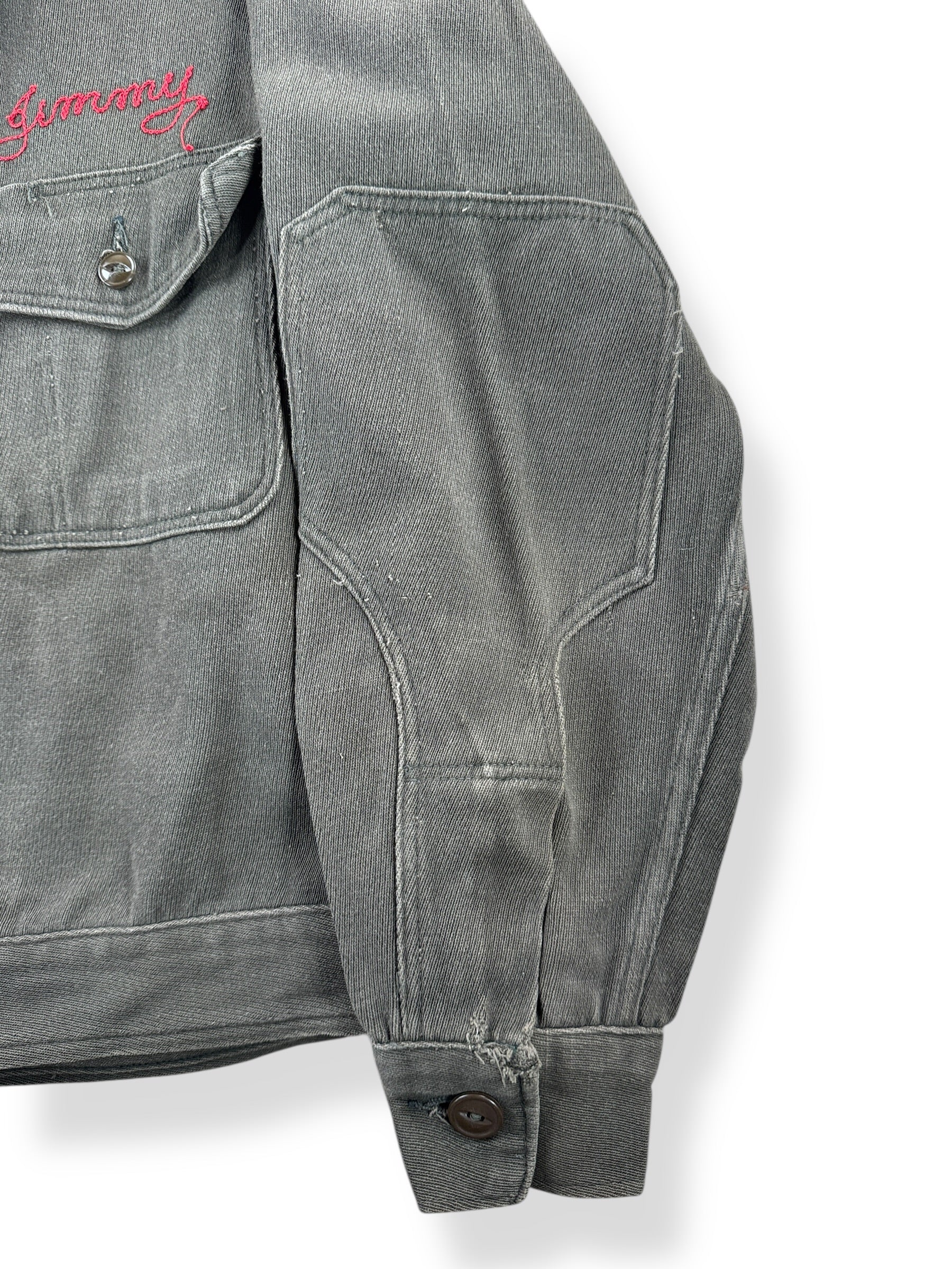 Elbow Patch on Vintage Shell Service Station Jacket SZ 38